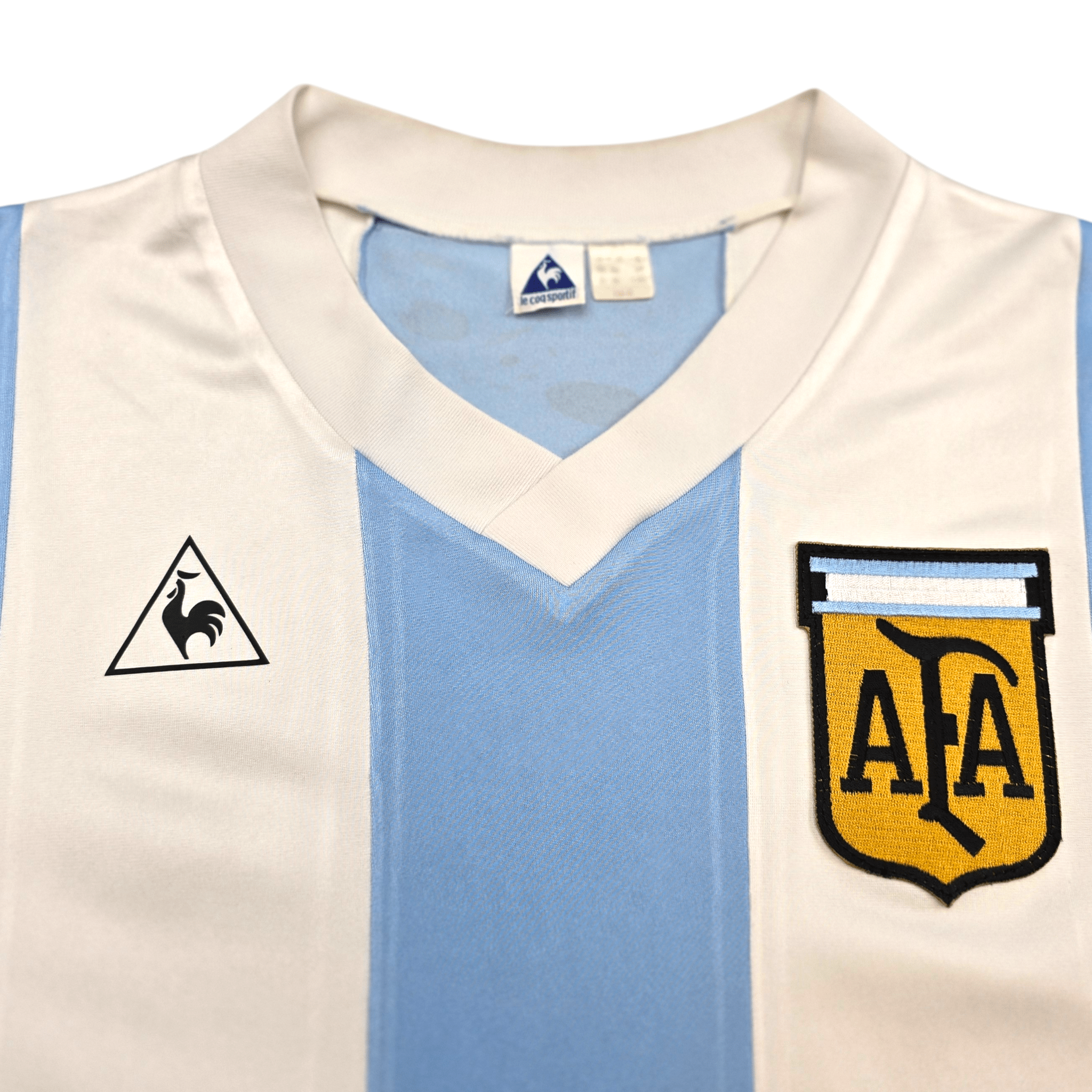 1984-86 Argentina Home Football Shirt (L) Le Coq Sportif - World Cup Winners