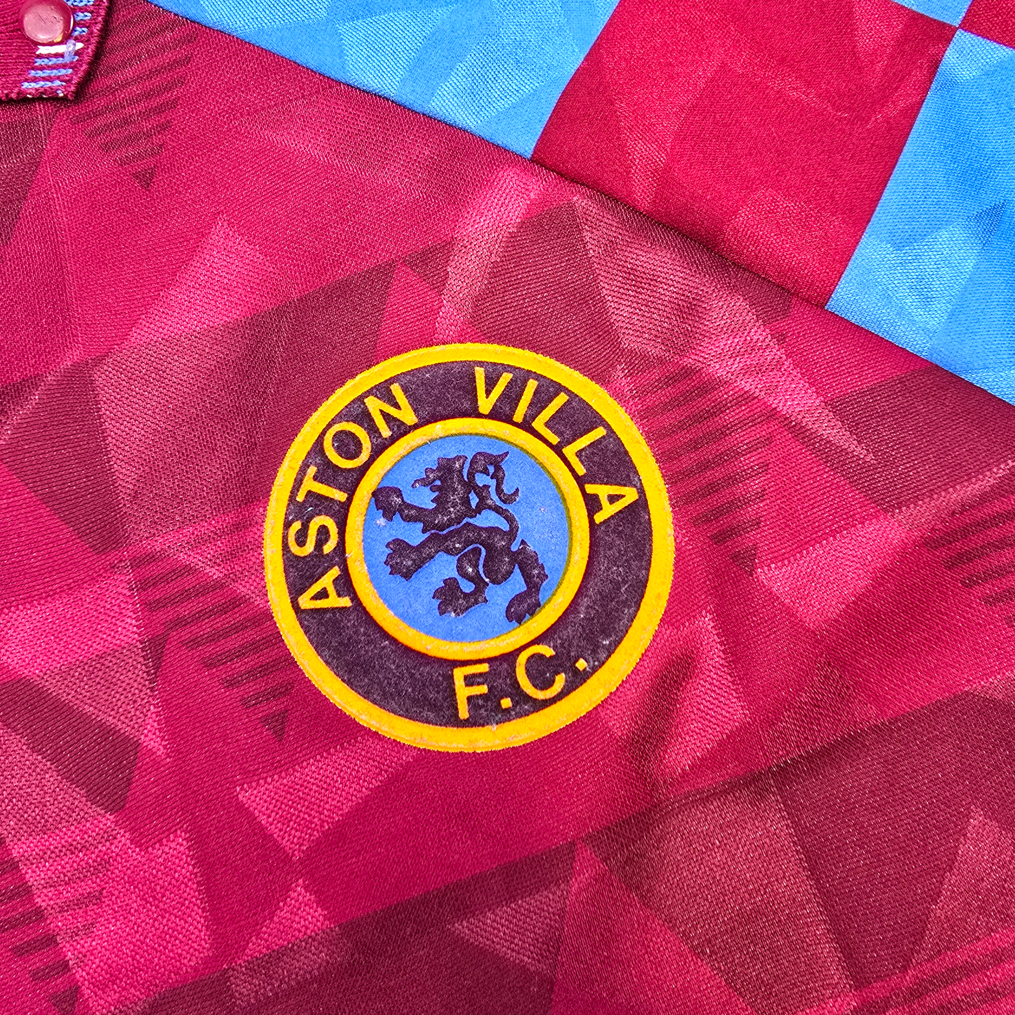 1990-92 Aston Villa Home Shirt (XL) - Official Umbro Original