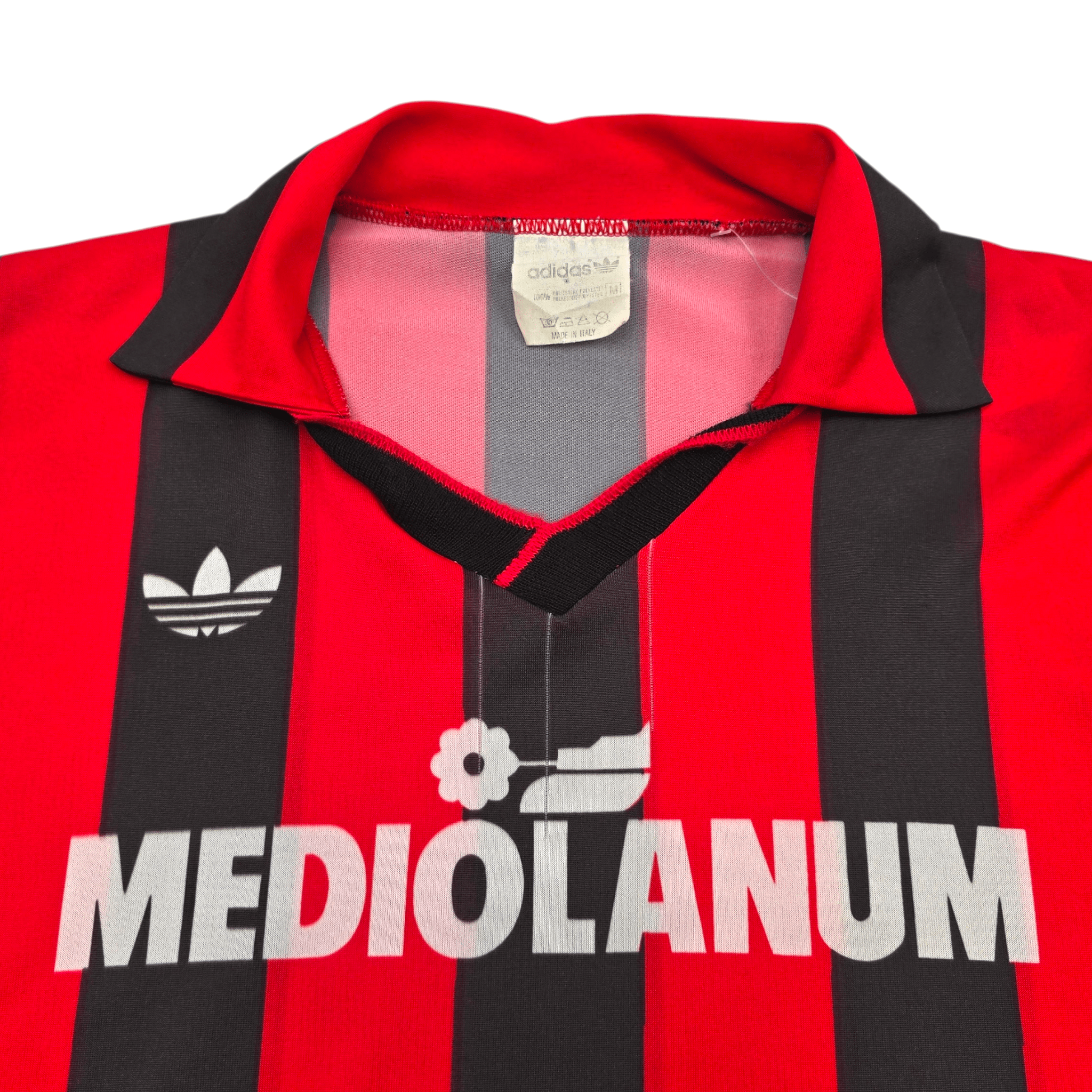 1991/92 AC Milan Home Football Shirt (M) Adidas - Unbeaten Serie A Champions