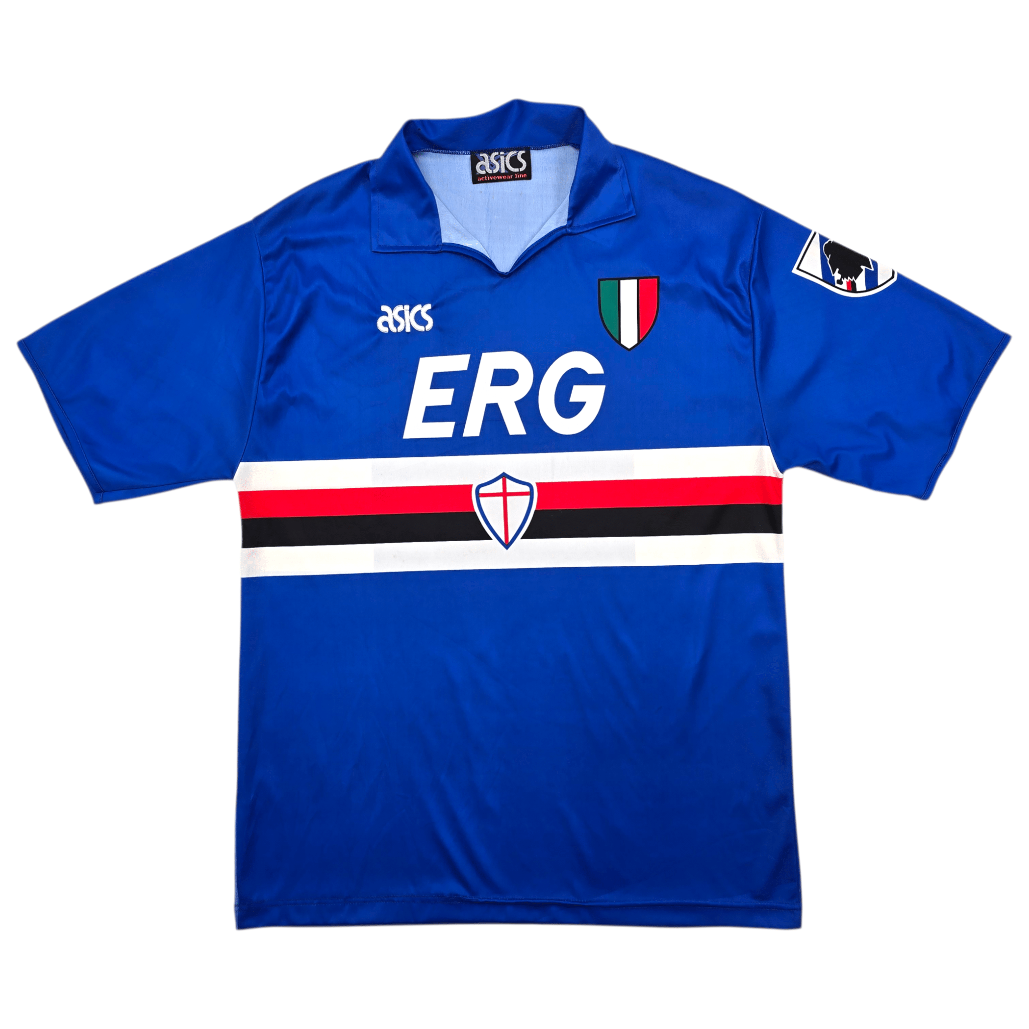 1991/92 Sampdoria Home Football Shirt (XL) Asics - Vintage Serie A