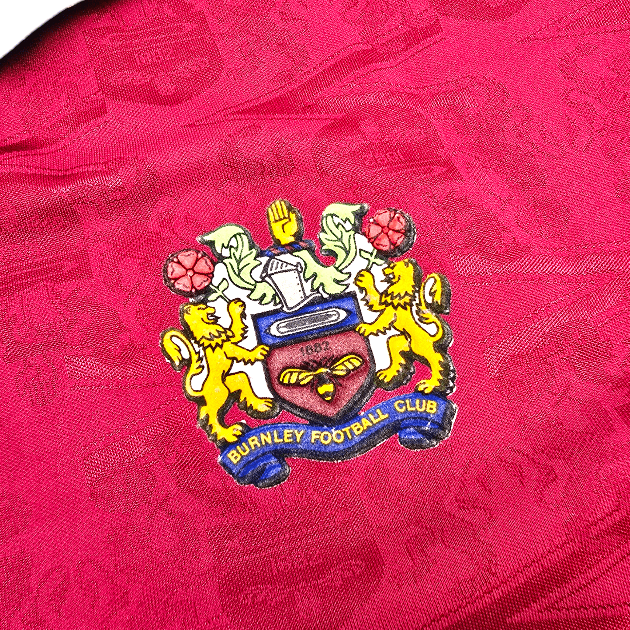 1993-95 Burnley Home Shirt (XL) - Official Mitre Jersey