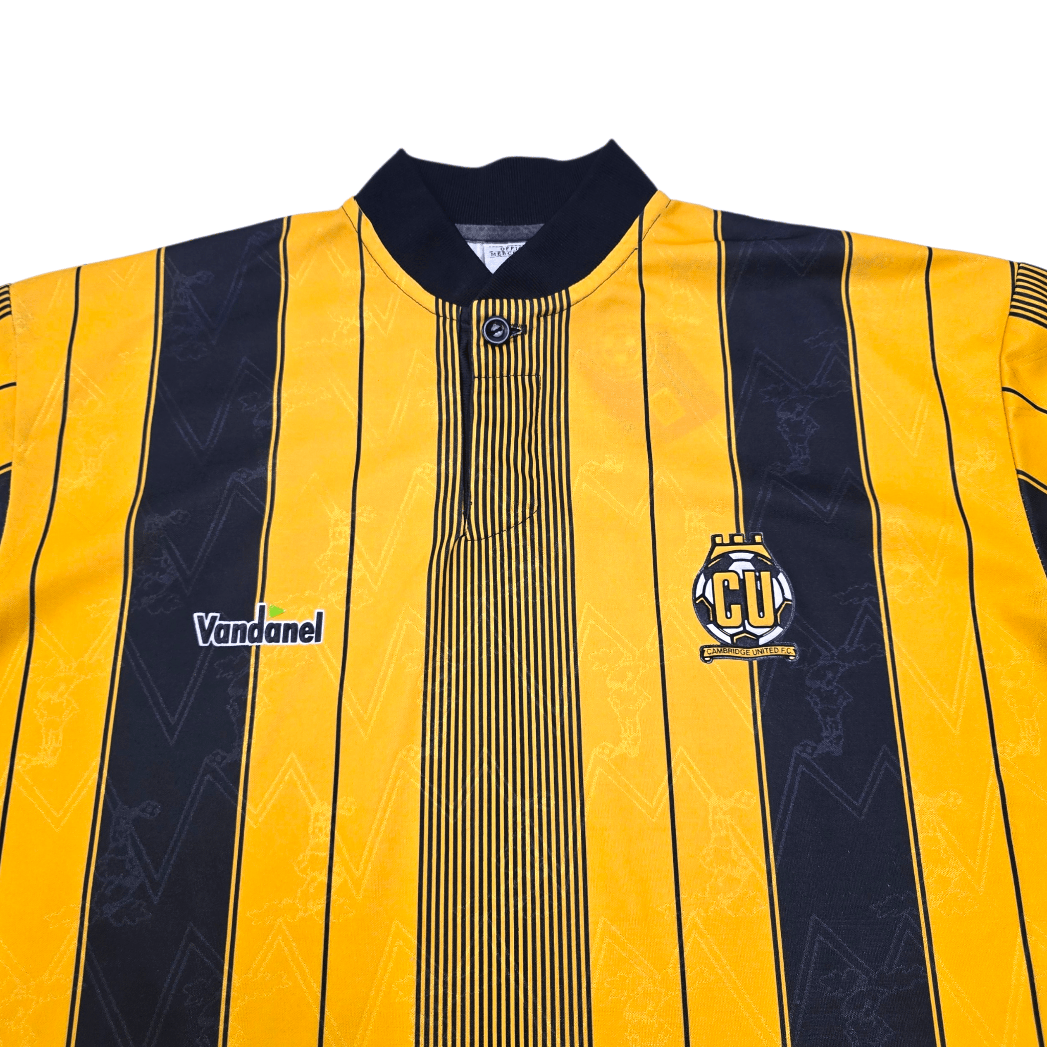 1993/95 Cambridge United Home Football Shirt (M) Vandanel