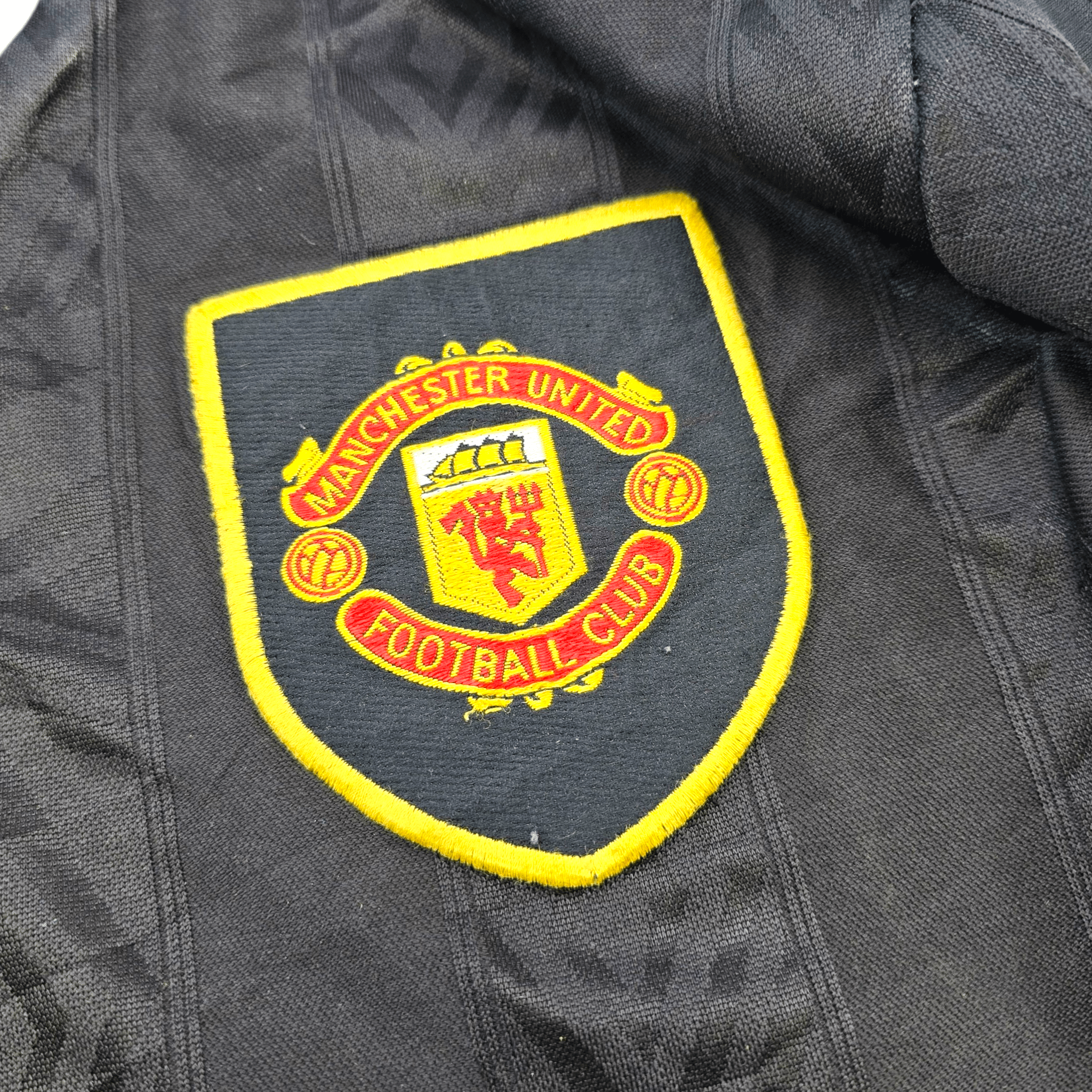 1993/95 Manchester United Away Football Shirt (M) Umbro