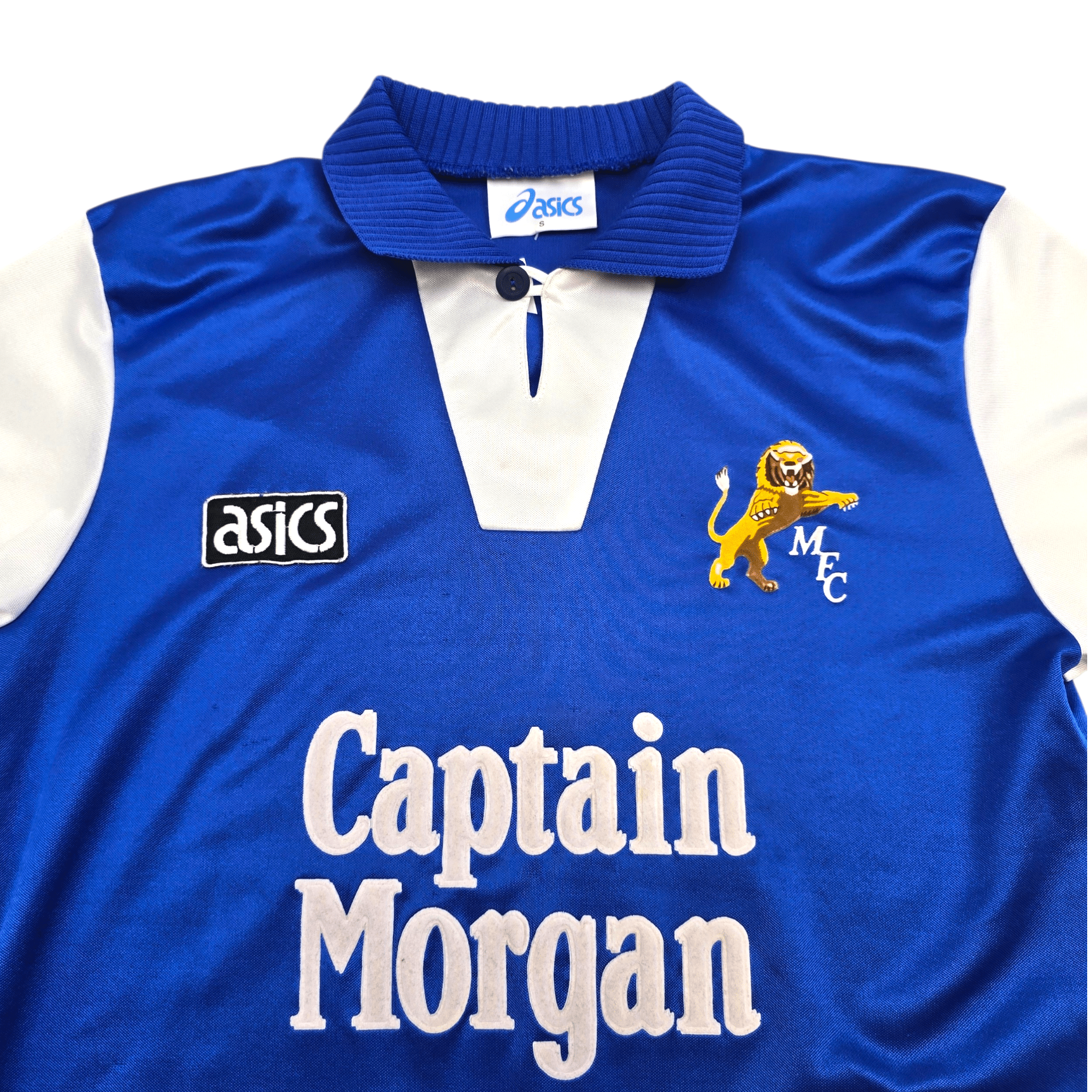 1994-96 Millwall Home Shirt (S) - Official Asics Lions Jersey
