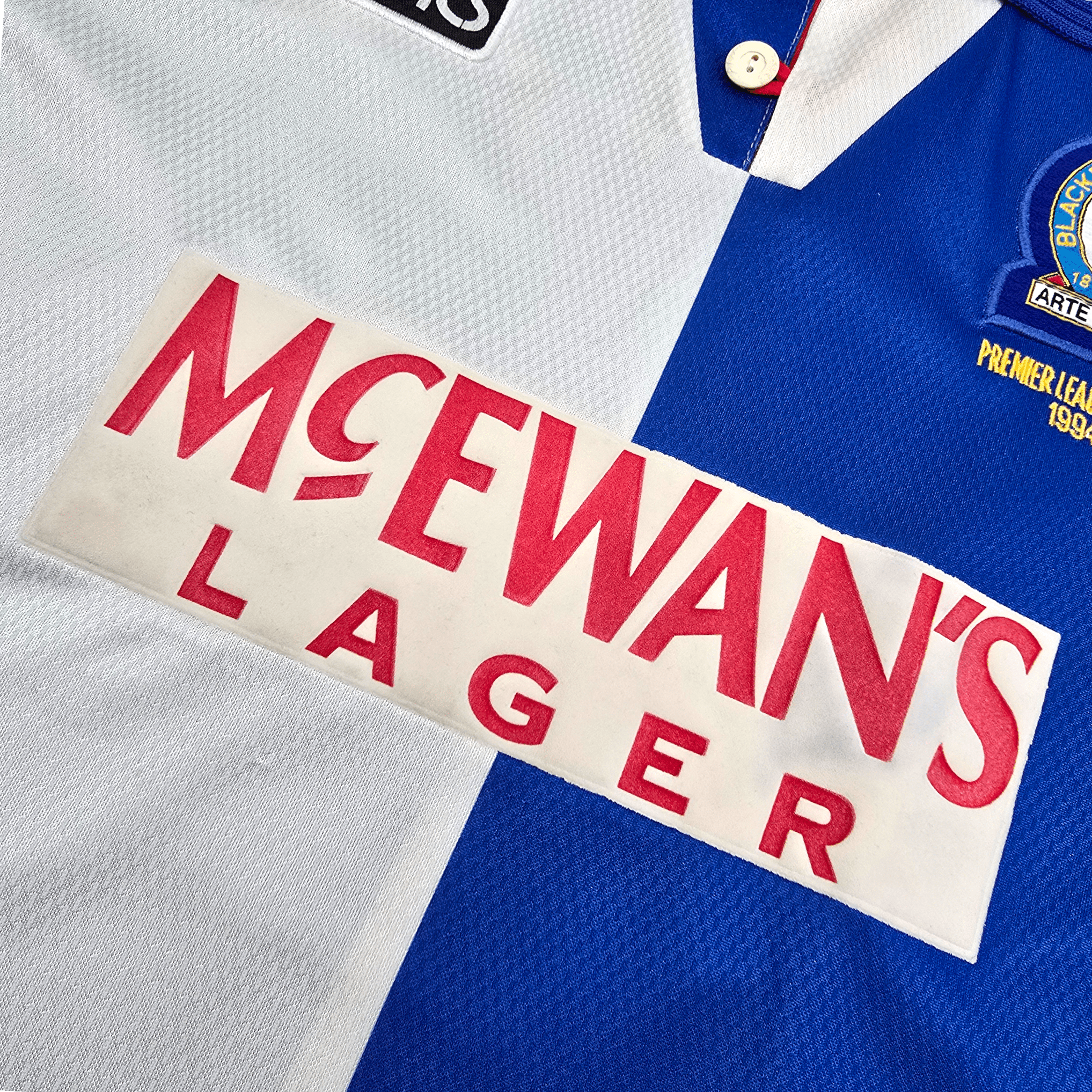 1995/96 Blackburn Rovers Home Shirt (M) Asics #9 Shearer