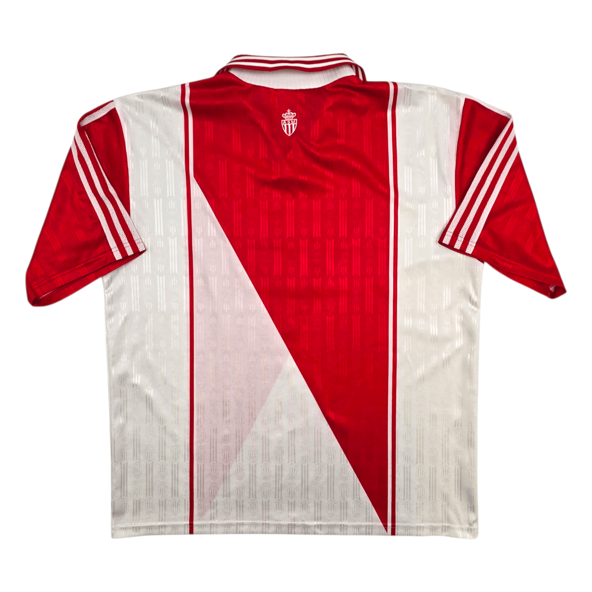 1996/98 Monaco Home Football Shirt (XL) Adidas - Championship Season