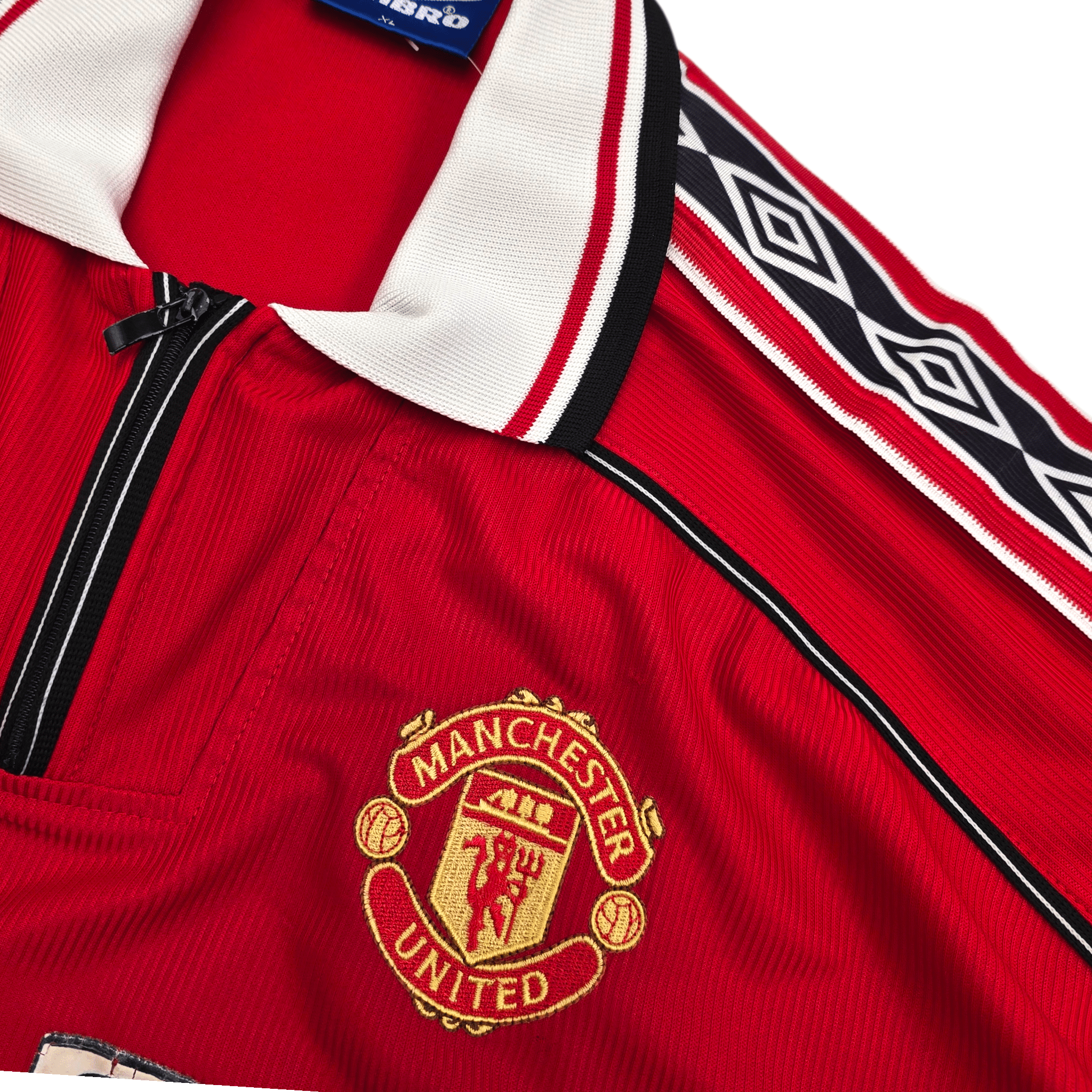 1998/99 Manchester United Home Shirt (XL) - Treble Winners Umbro Original