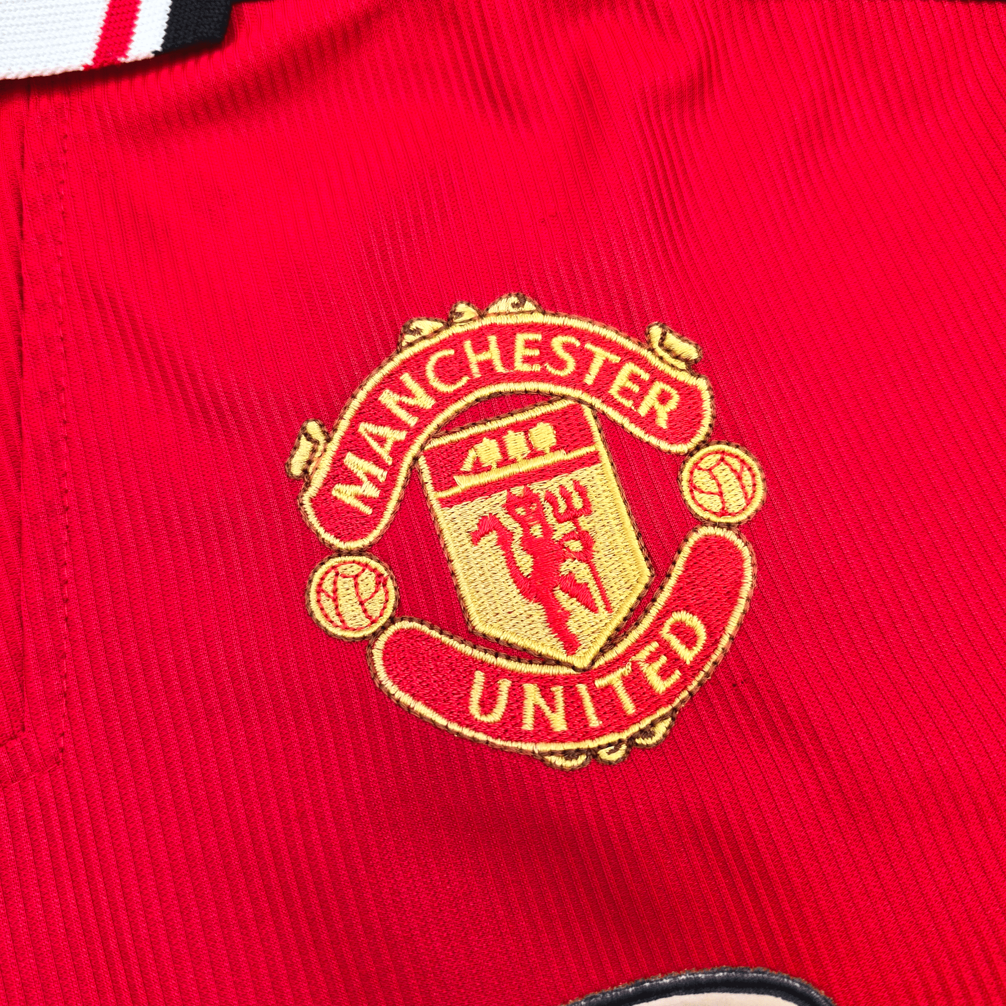 1998/99 Manchester United Home Shirt (XL) - Treble Winners Umbro Original