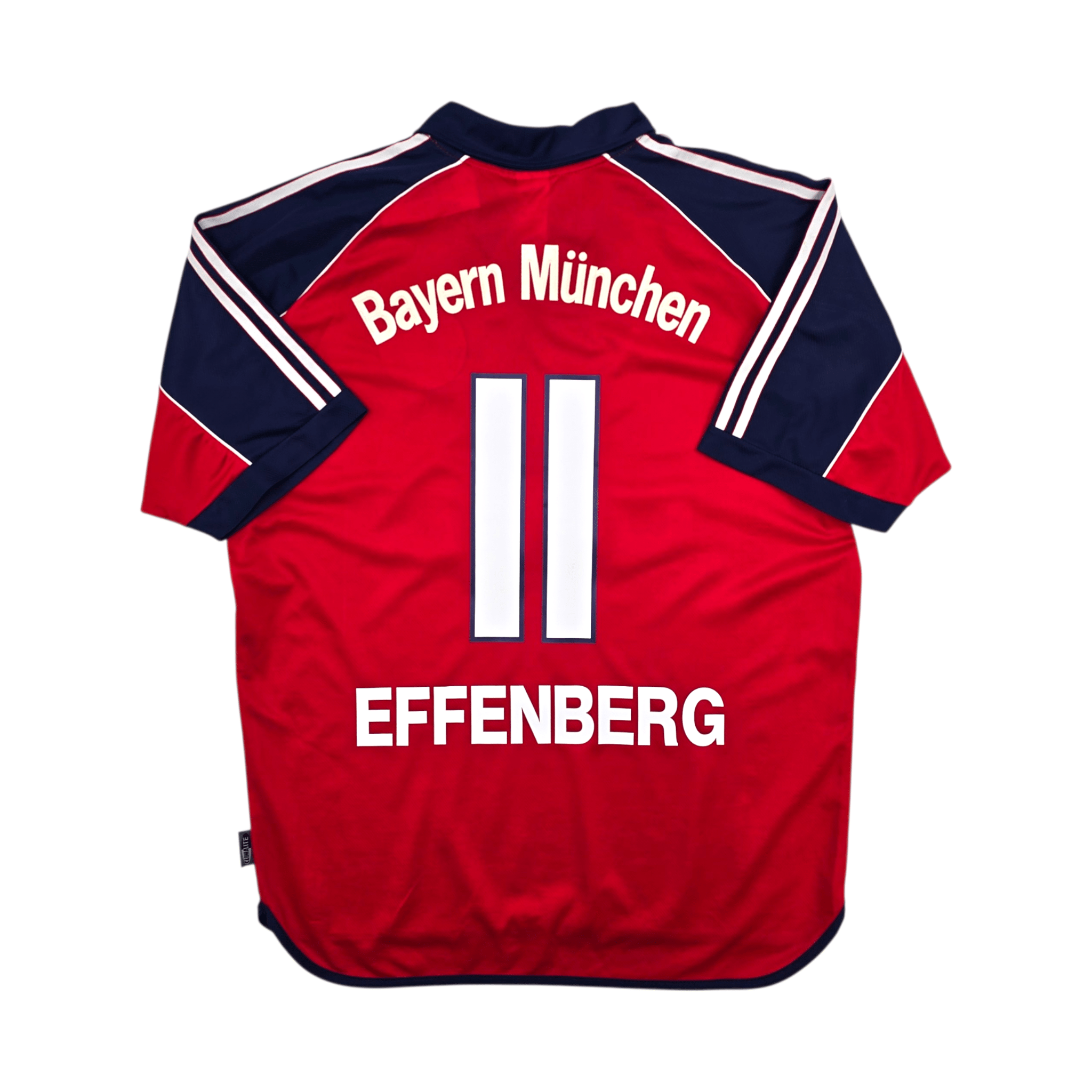 1999-01 Bayern Munich Home Shirt (L) Adidas - Effenberg #11