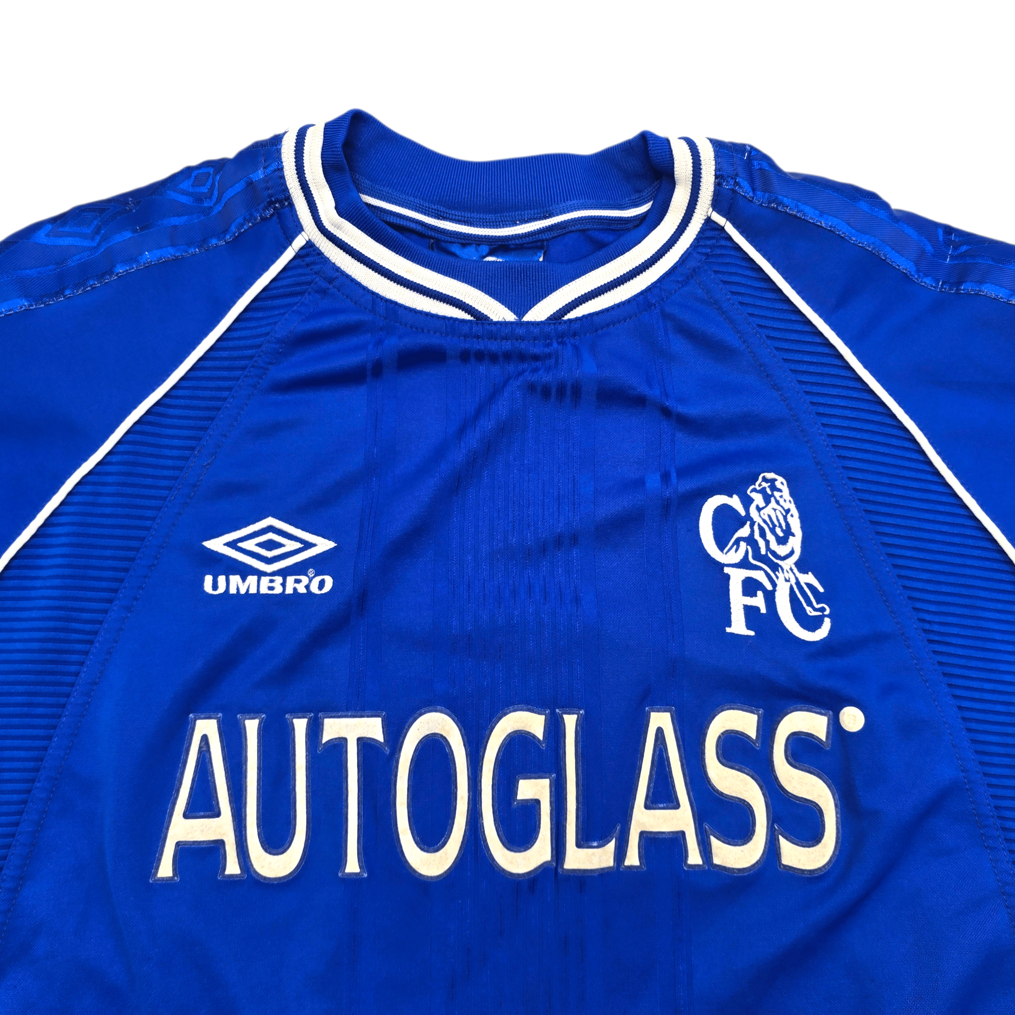 1999-01 Chelsea Home Football Shirt (M) Umbro - Vialli Era