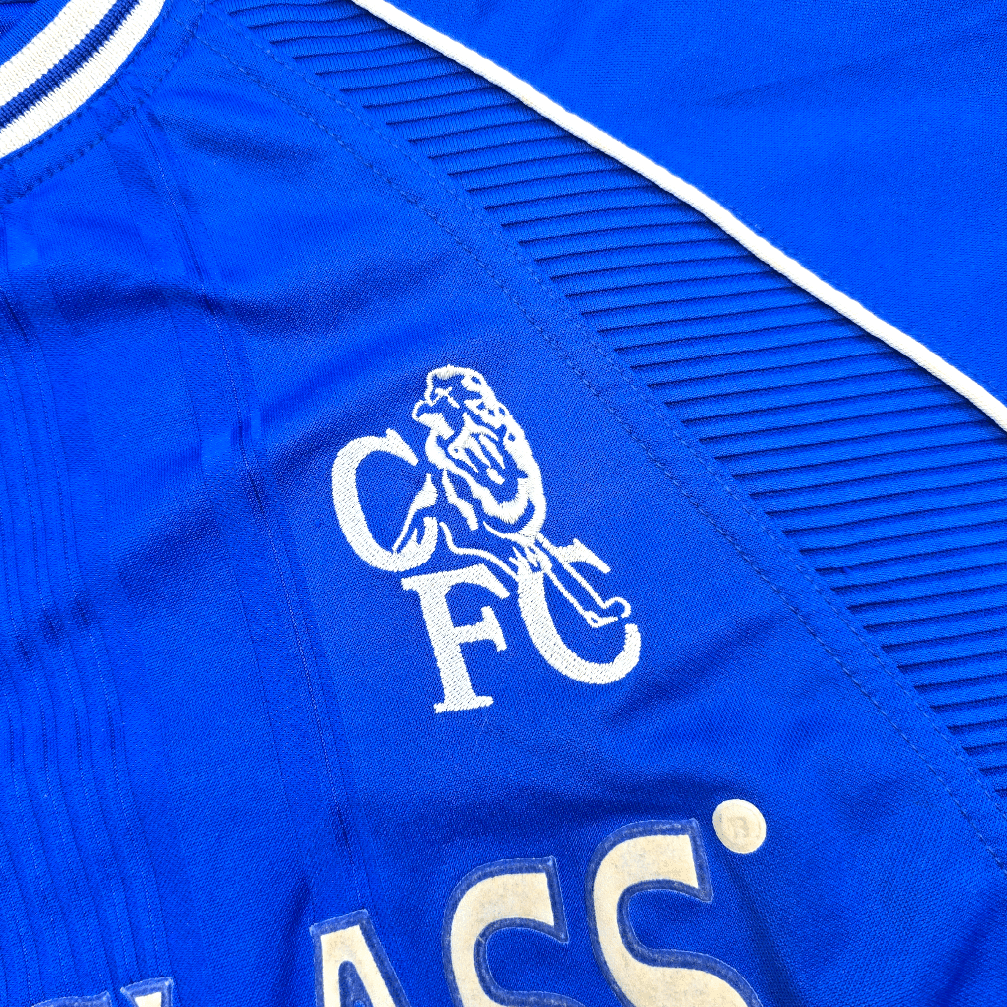 1999-01 Chelsea Home Football Shirt (M) Umbro - Vialli Era