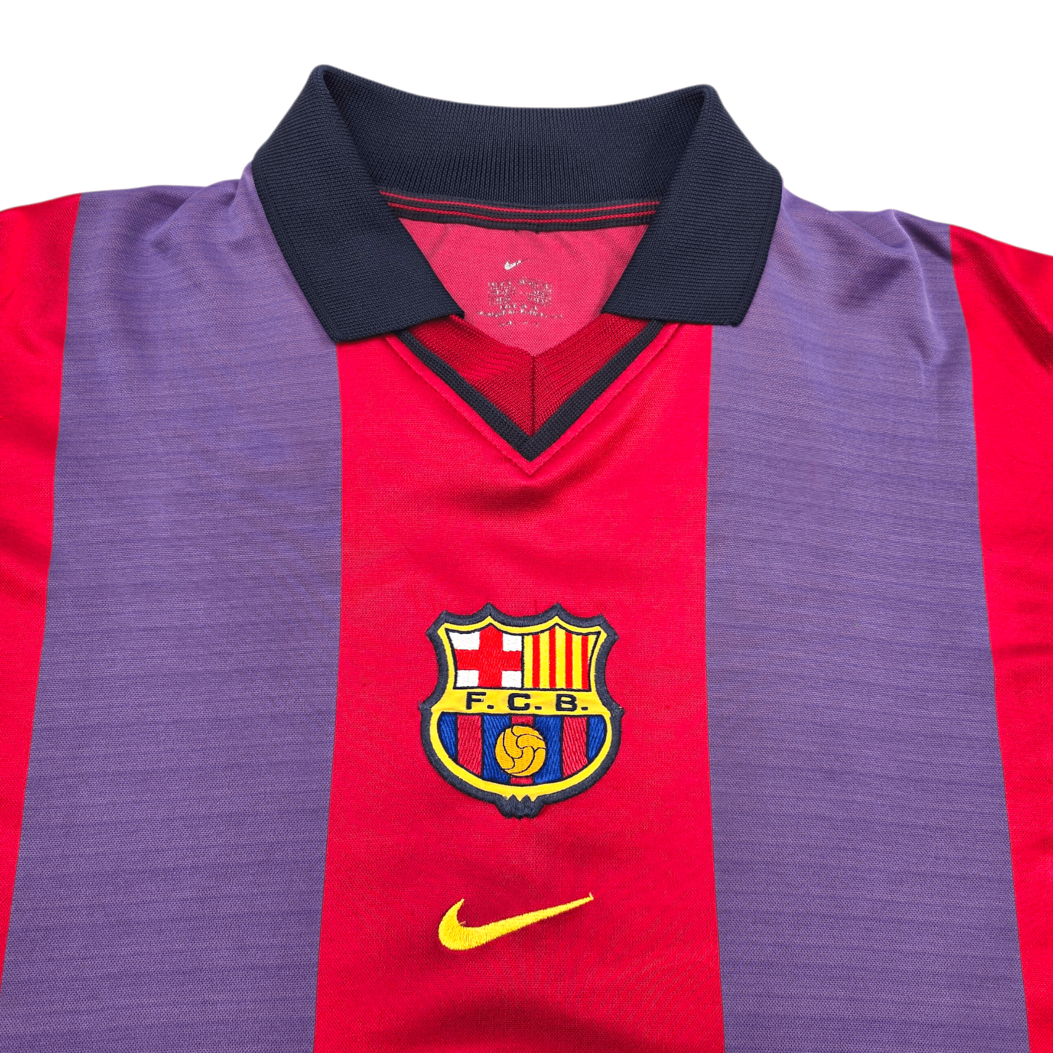 2000/01 Barcelona Home Football Shirt (S) Nike - Copa del Rey Winners