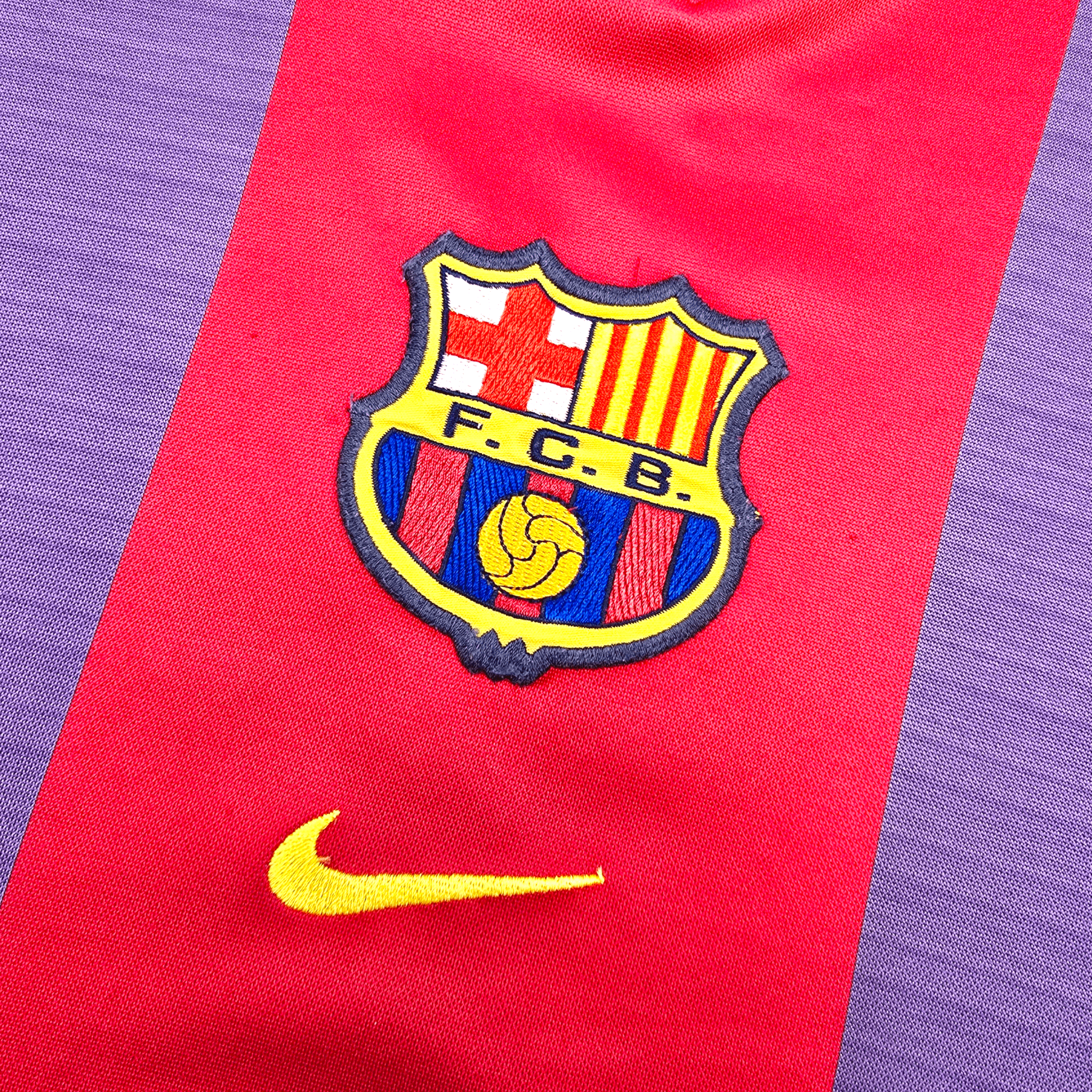 2000/01 Barcelona Home Football Shirt (S) Nike - Copa del Rey Winners