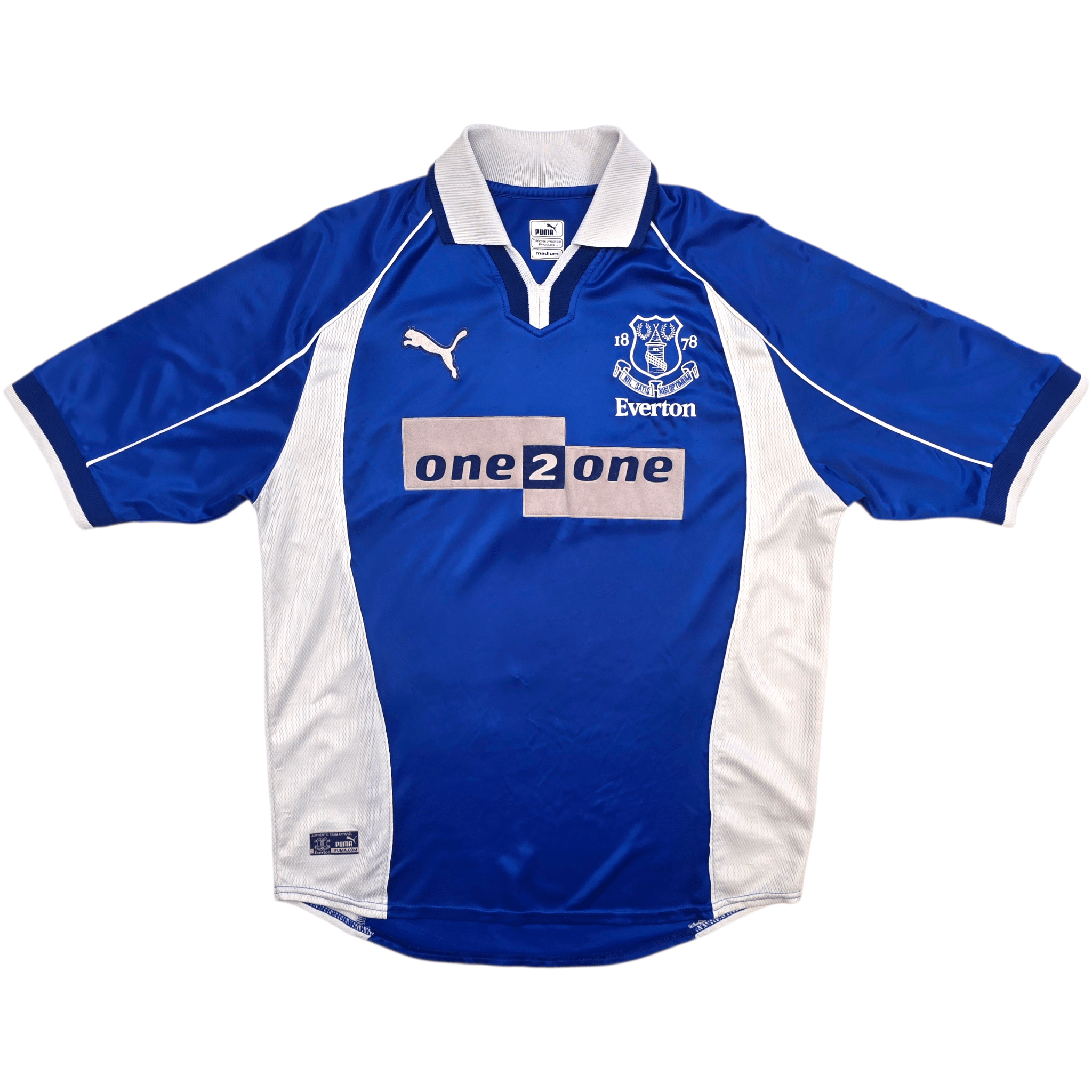 2000/02 Everton Home Football Shirt (M) Puma