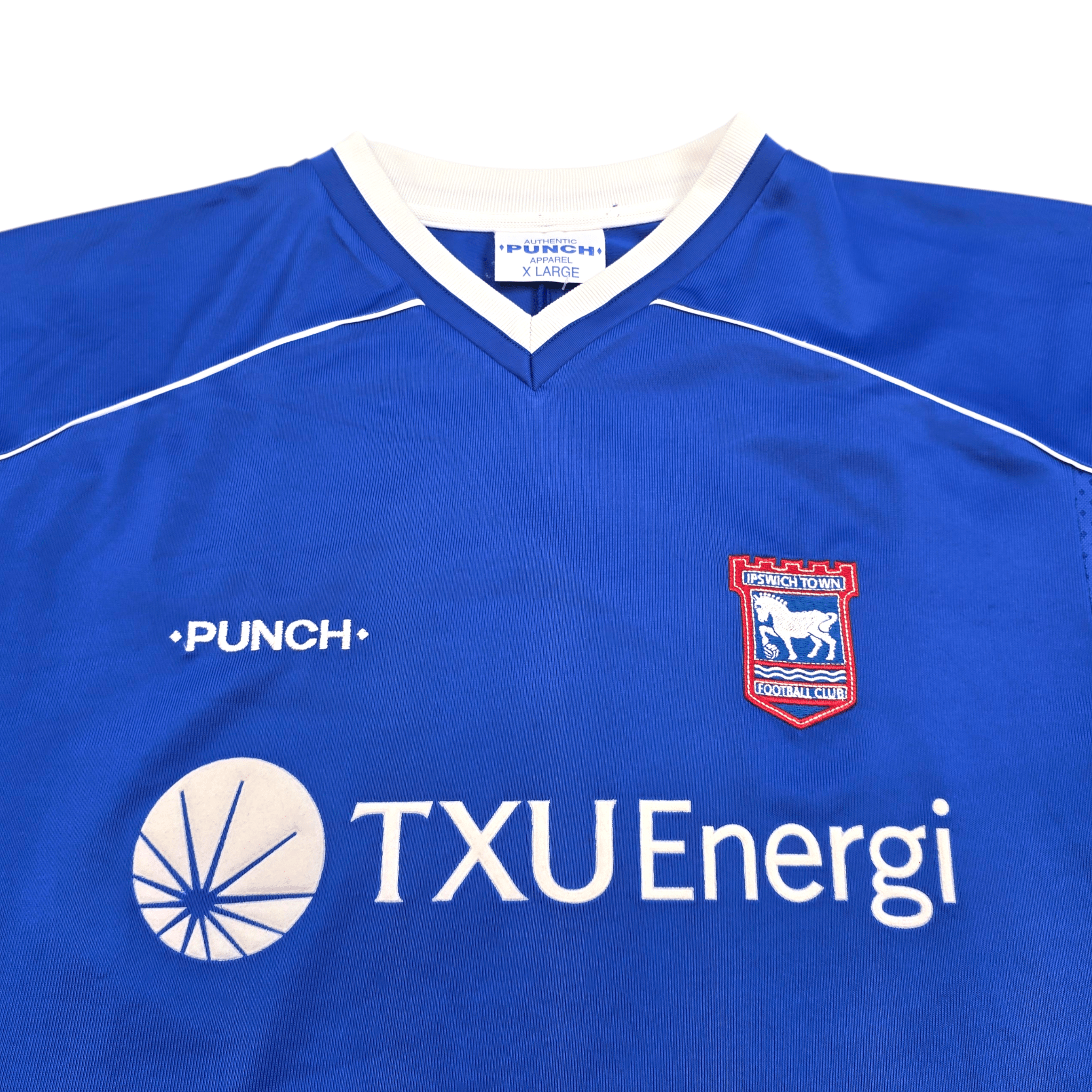 2001/03 Ipswich Town Home Football Shirt (XL) Punch