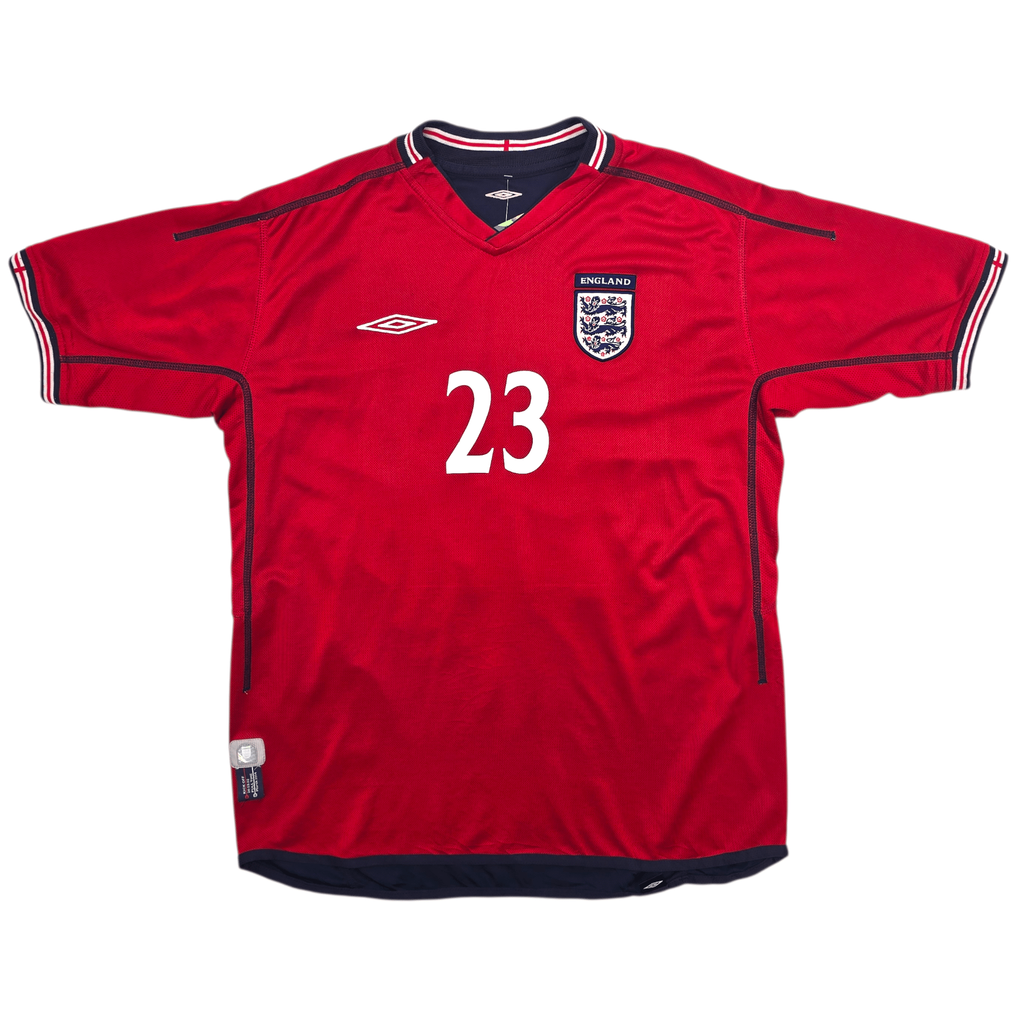 2002/04 England Away Football Shirt (L) Umbro #23 Rooney
