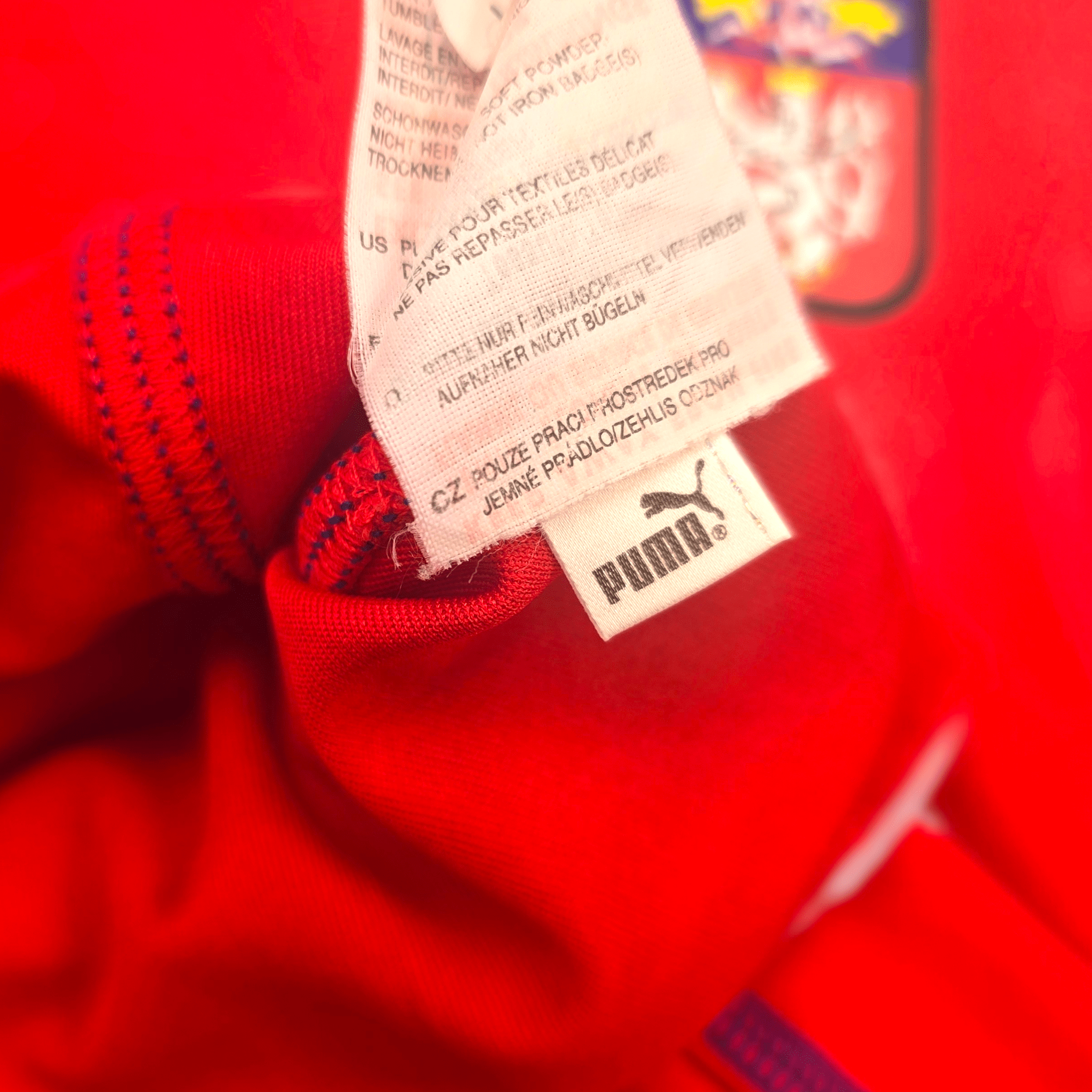 2003/04 Czech Republic Home Shirt (L) Puma #15 Baroš - Euro 2004