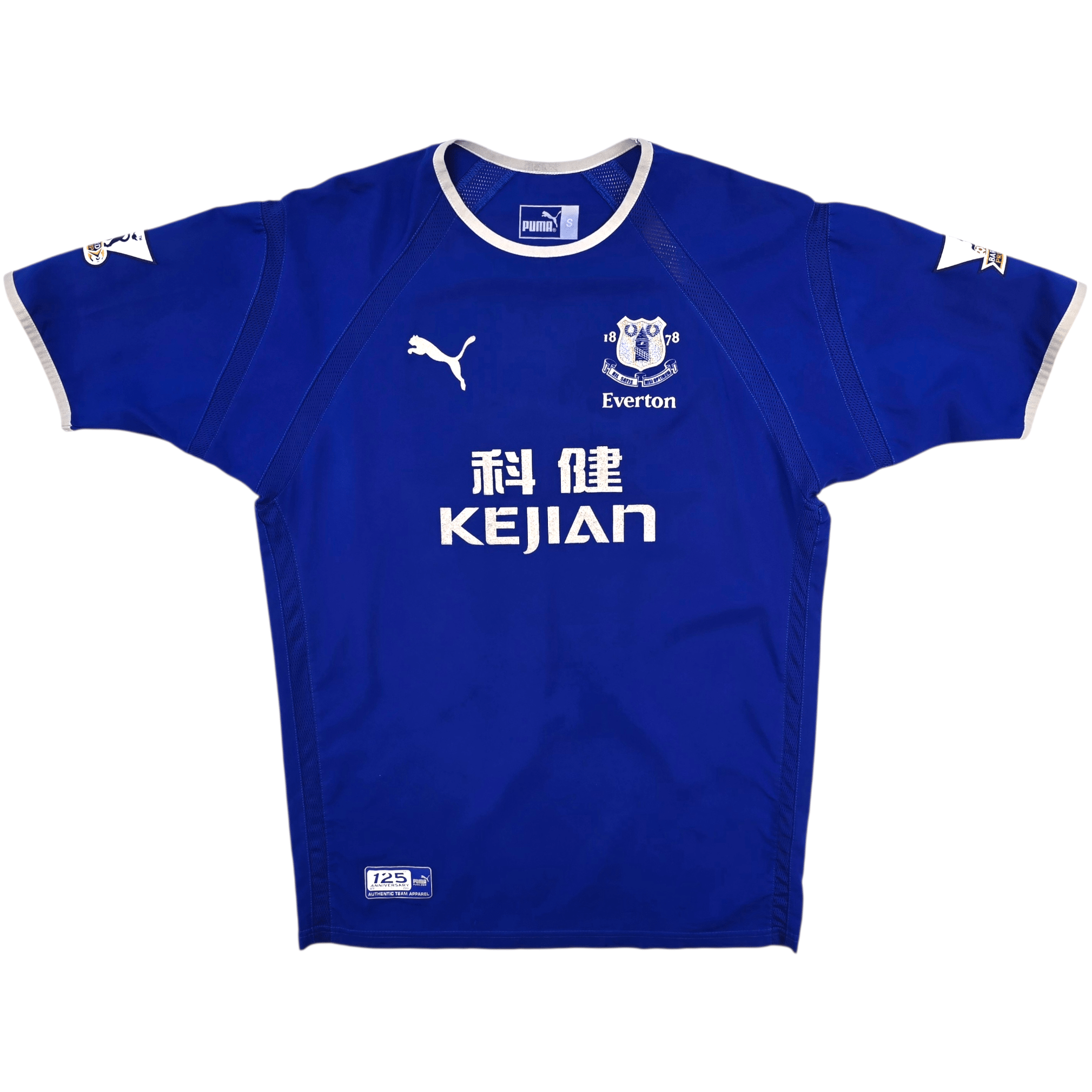 2003/04 Everton Home Football Shirt (S) Puma #18 Rooney
