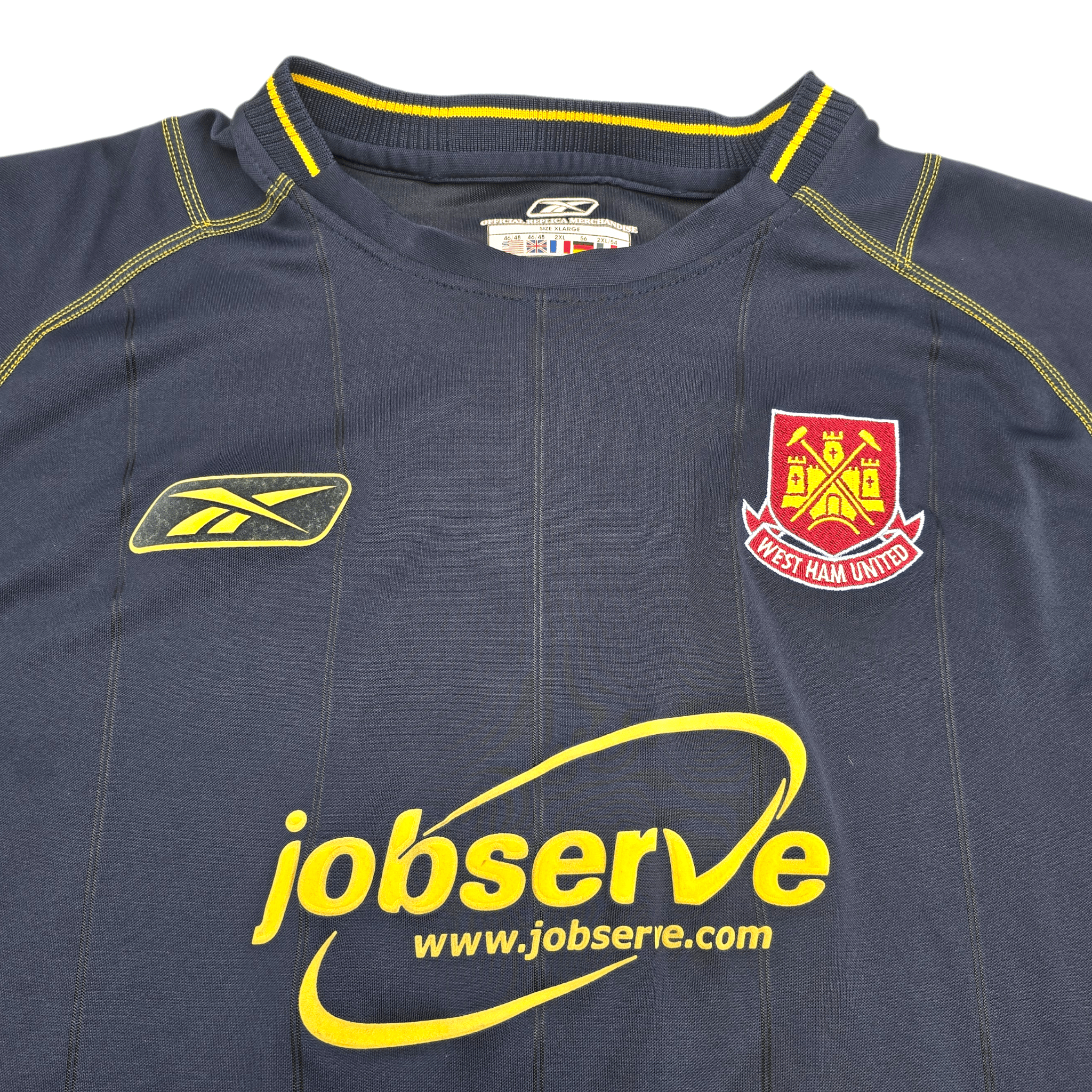 2003/04 West Ham United Away Shirt (XL) Reebok - Don Hutchinson #4