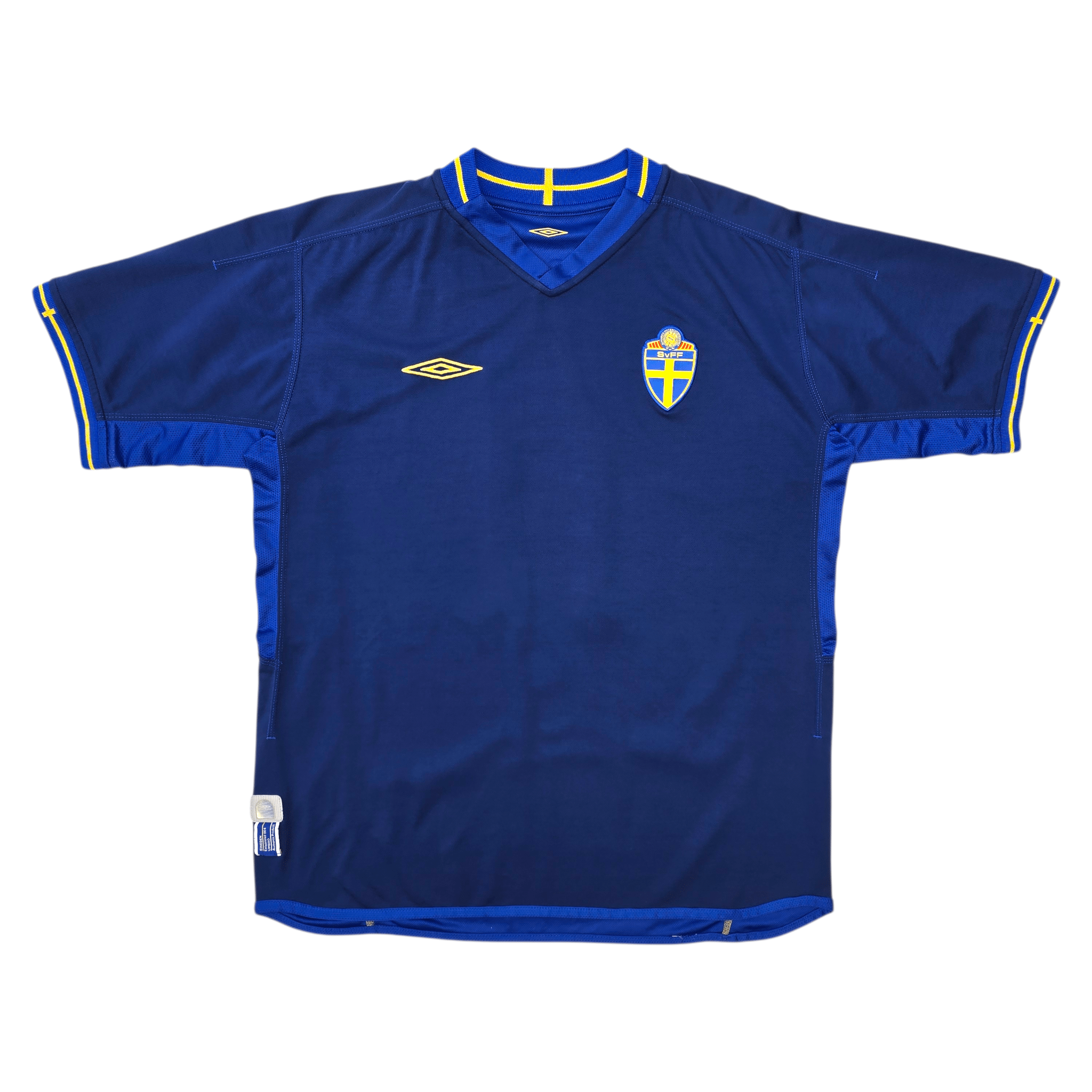 2003-05 Sweden Away Shirt (XL) Umbro - Henrik Larsson #11 - Reversible