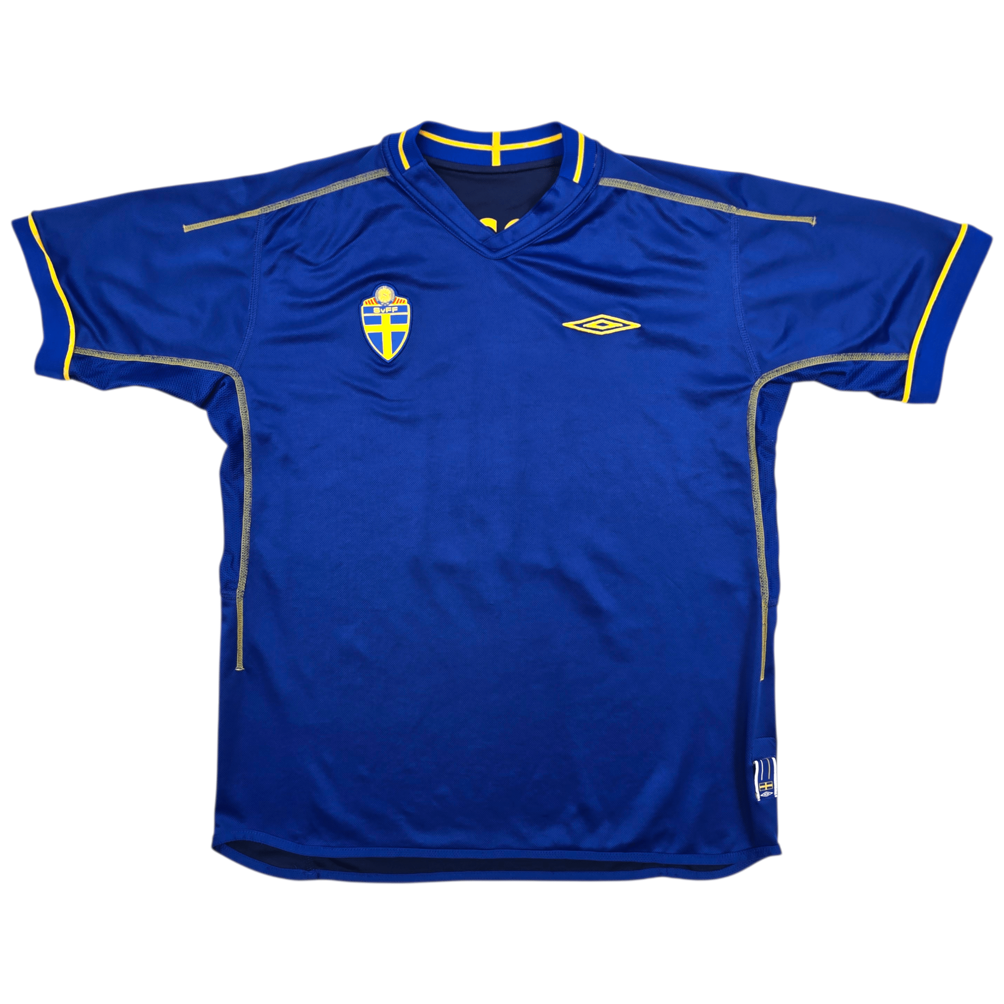 2003-05 Sweden Away Shirt (XL) Umbro - Henrik Larsson #11 - Reversible