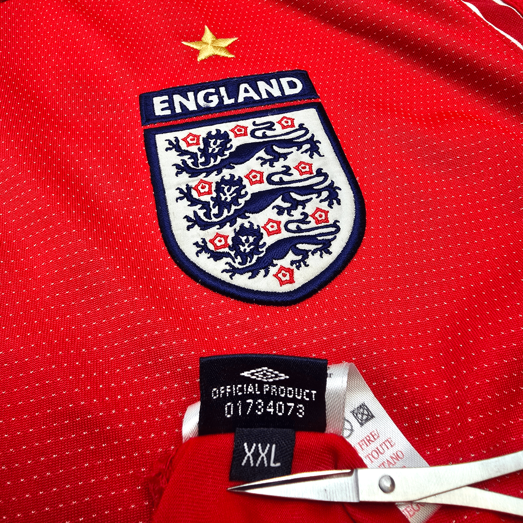 2004/06 England Away Football Shirt (2XL) Umbro