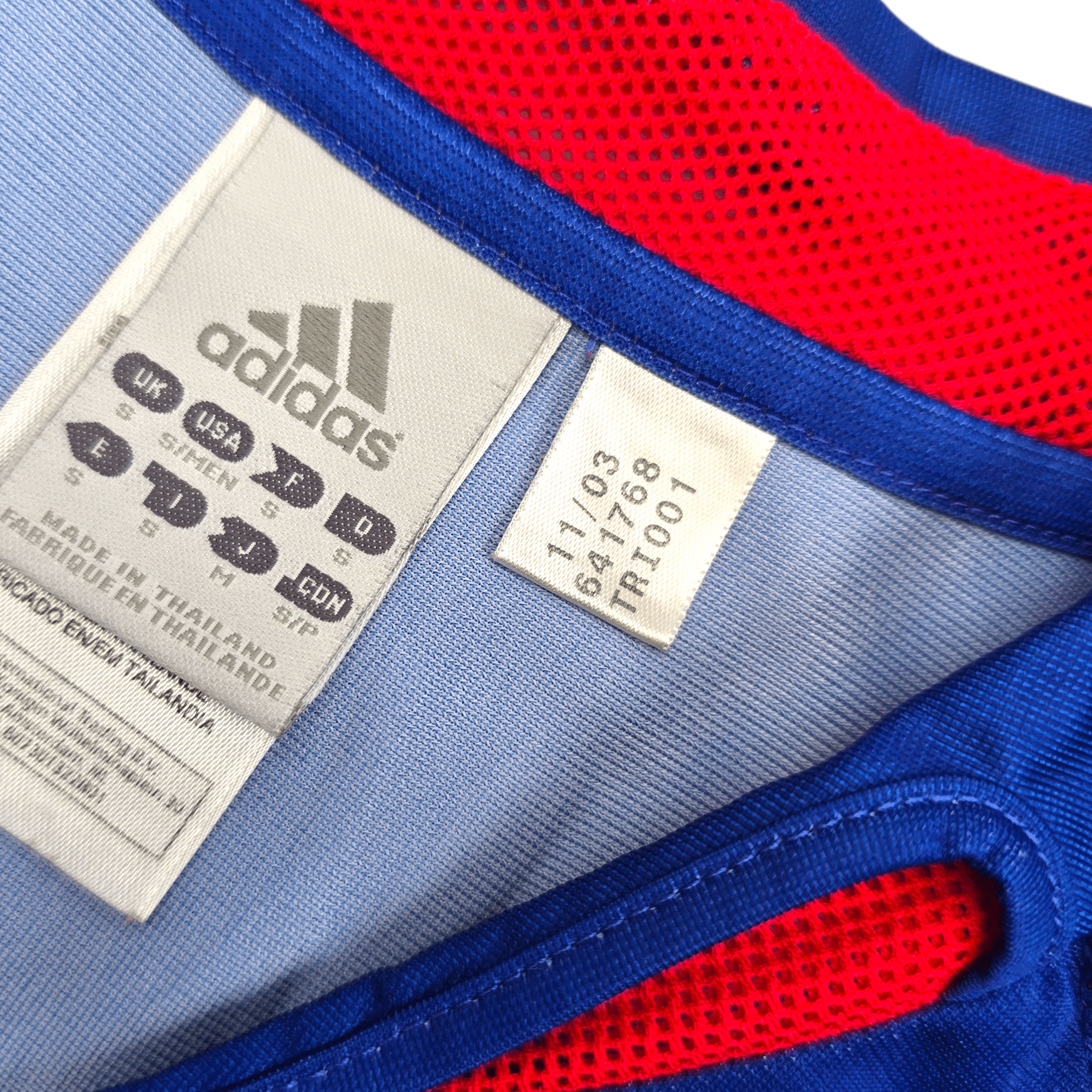 2004/06 France Home Shirt (S) Adidas - Makélélé #6 Euro 2004