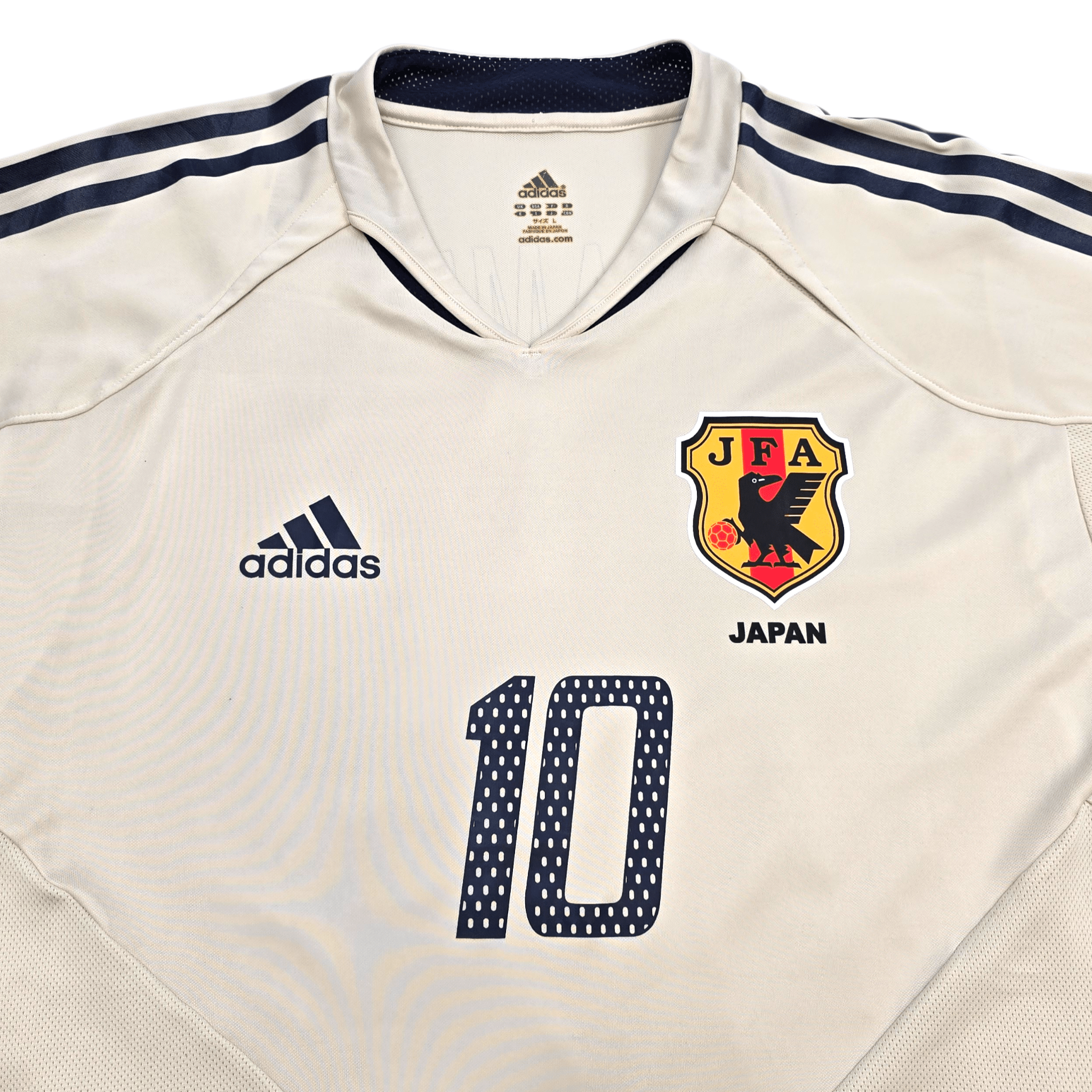 Japan 2004/06 Away Shirt (L) Adidas #10 Nakamura - World Cup Era