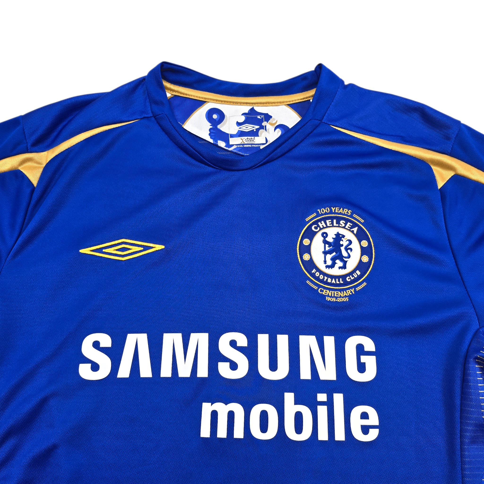 2005/06 Chelsea Home Shirt (L) Umbro #4 Makélélé