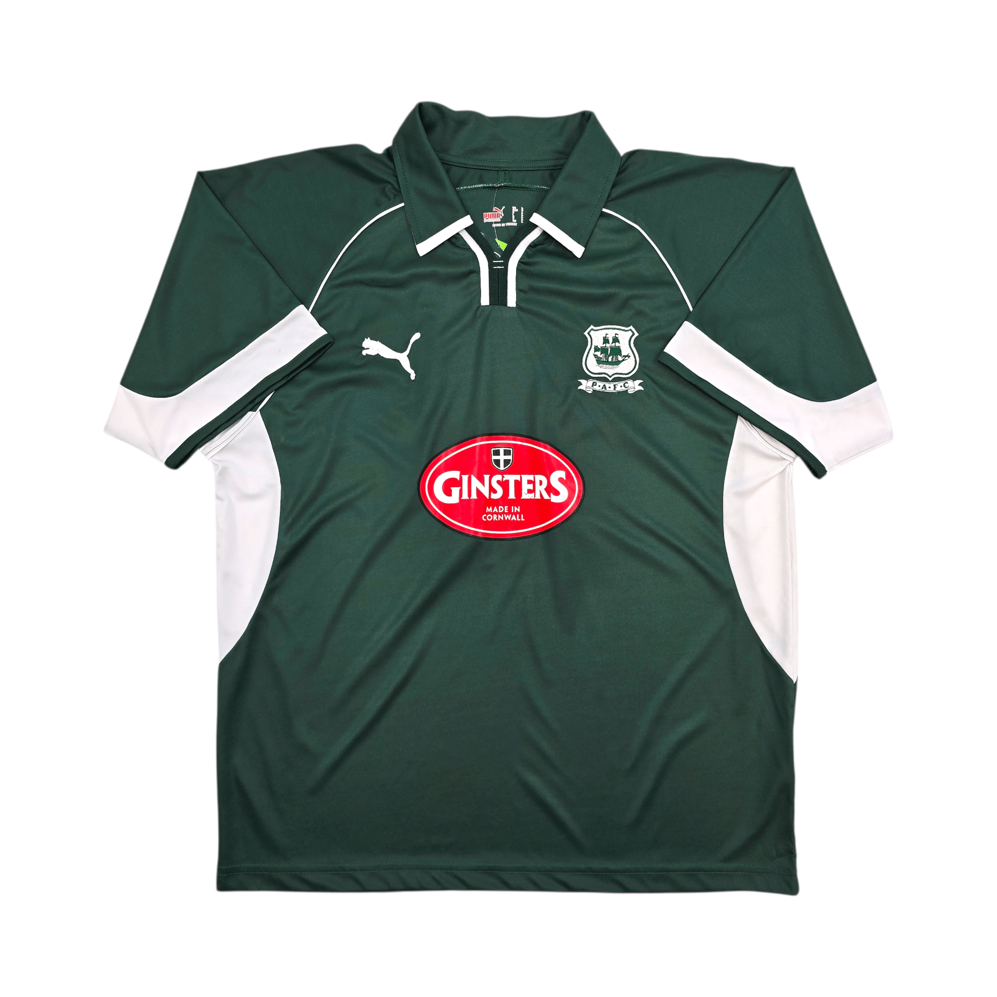 2005/07 Plymouth Argyle Home Shirt (L) Puma - Championship Era