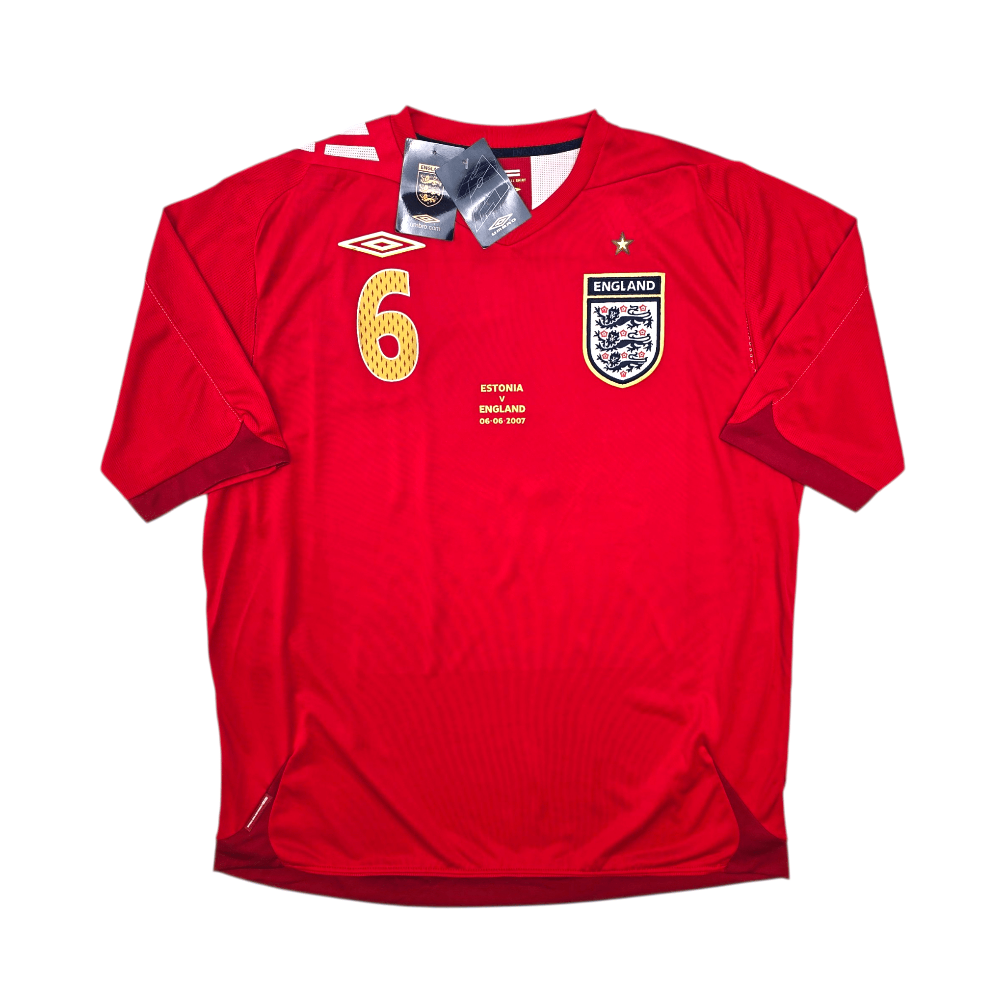 2006/08 England Away Shirt (XL) Umbro #6 Terry Player Edition BNWT