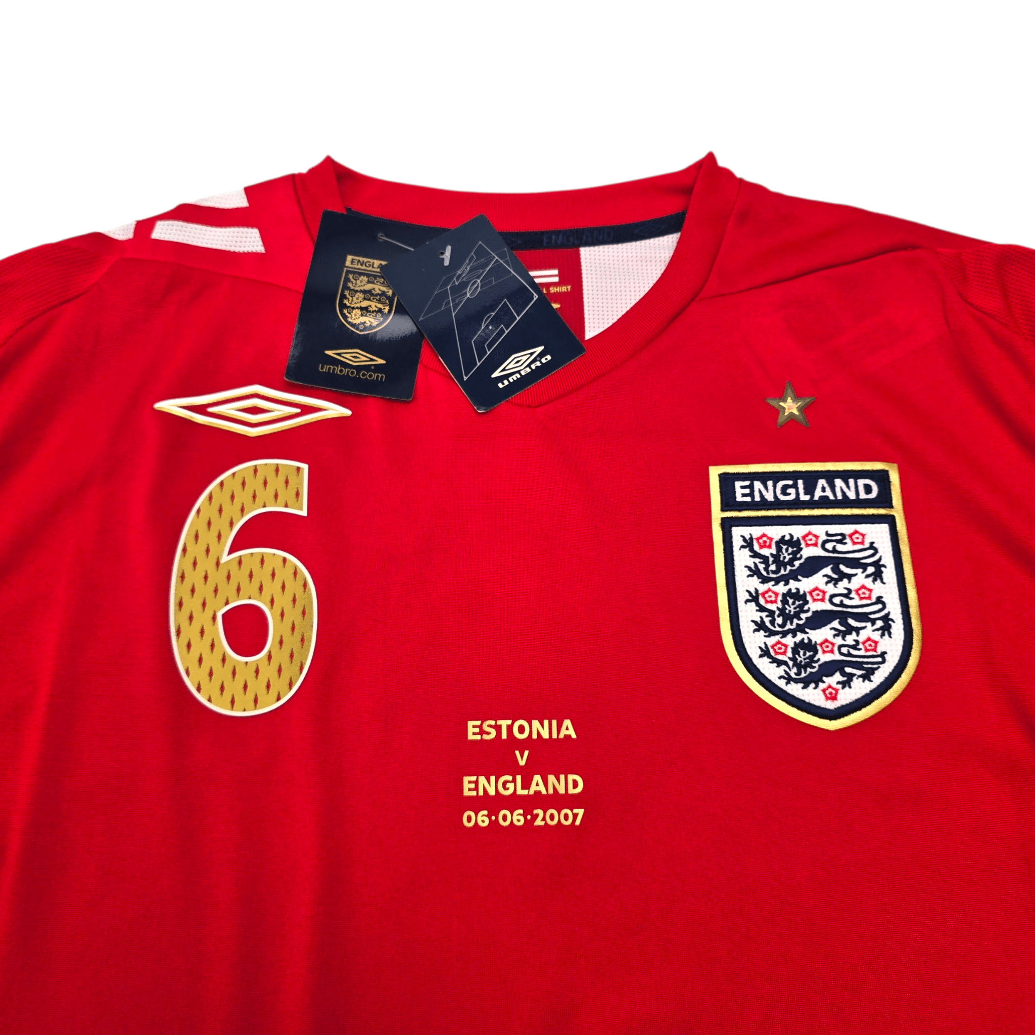 2006/08 England Away Shirt (XL) Umbro #6 Terry Player Edition BNWT