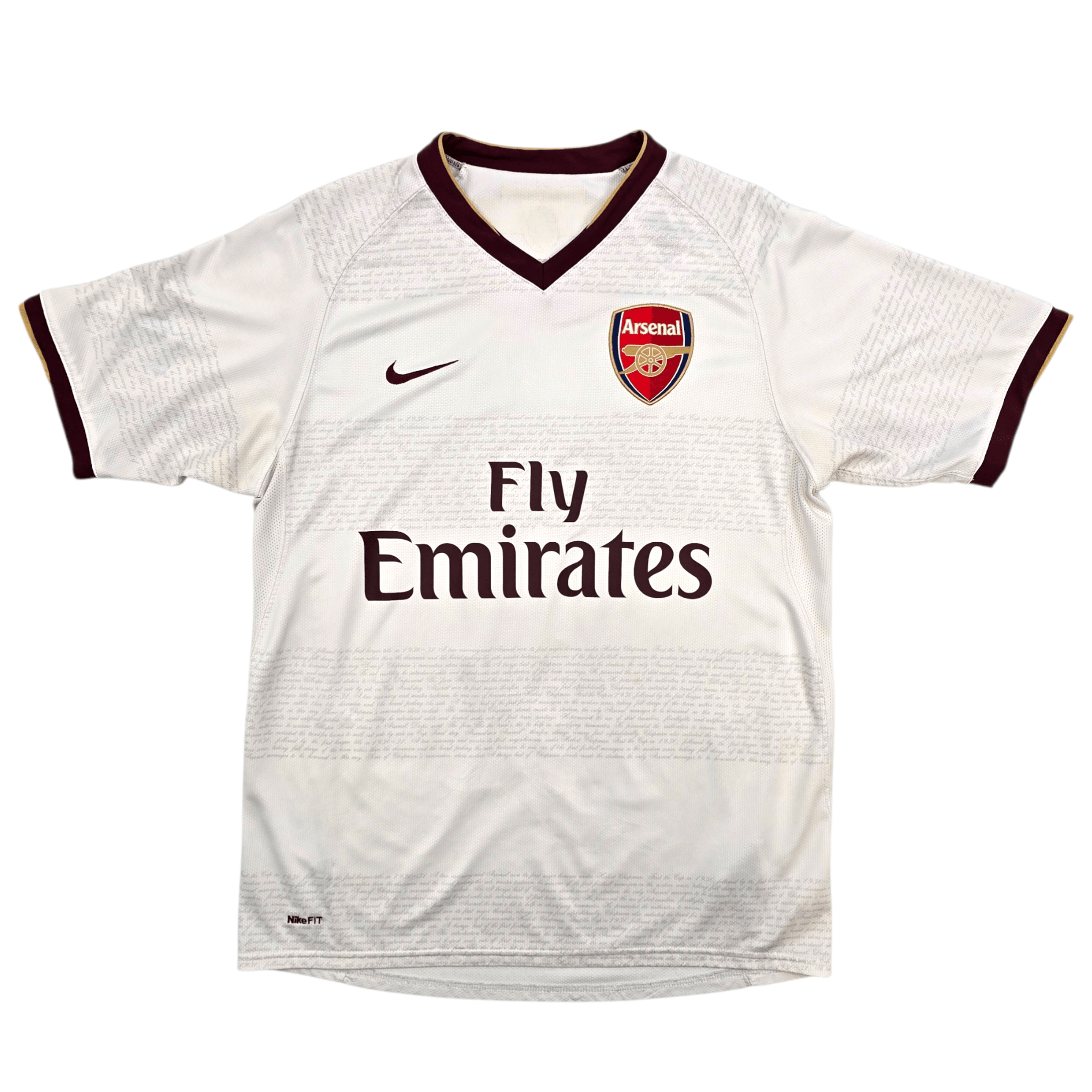 2007/08 Arsenal Away Shirt (S) Nike #11 van Persie
