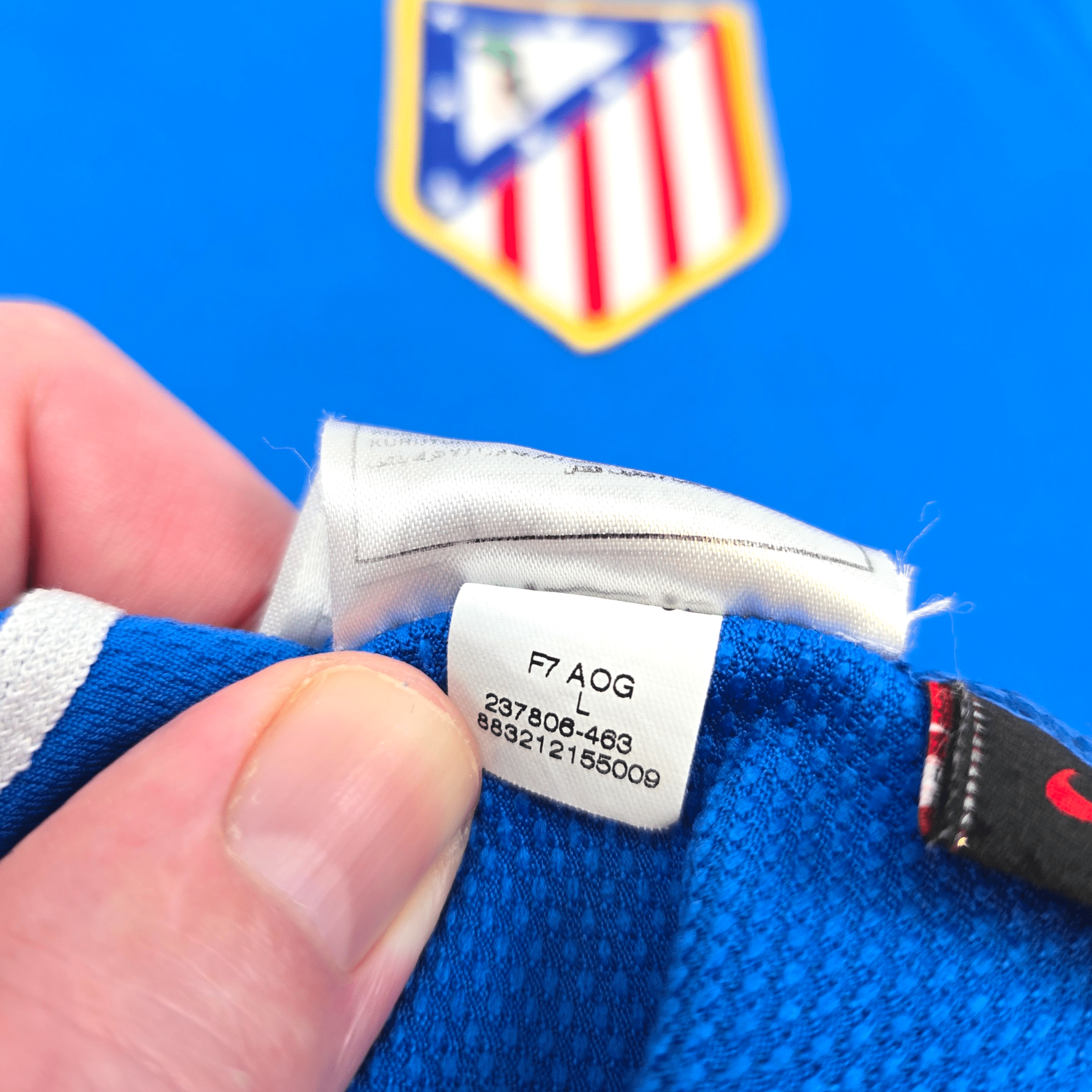 2007/08 Atletico Madrid Away Shirt (L) Nike #10 Kun Aguero