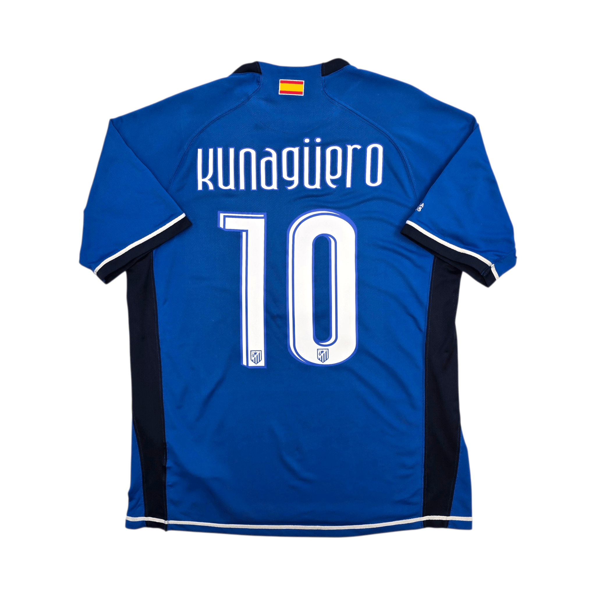 2007/08 Atletico Madrid Away Shirt (L) Nike #10 Kun Aguero