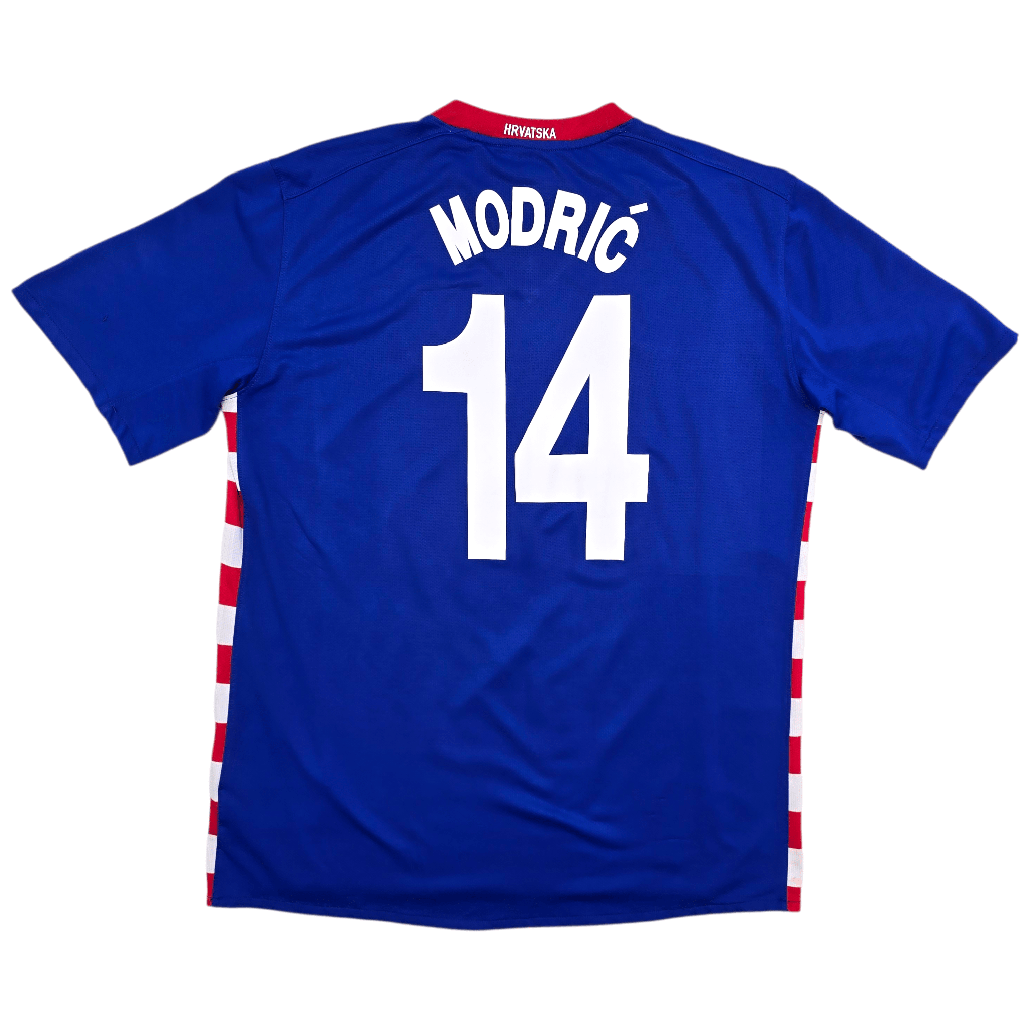 2007/09 Croatia Away Football Shirt (L) Nike #14 Modrić