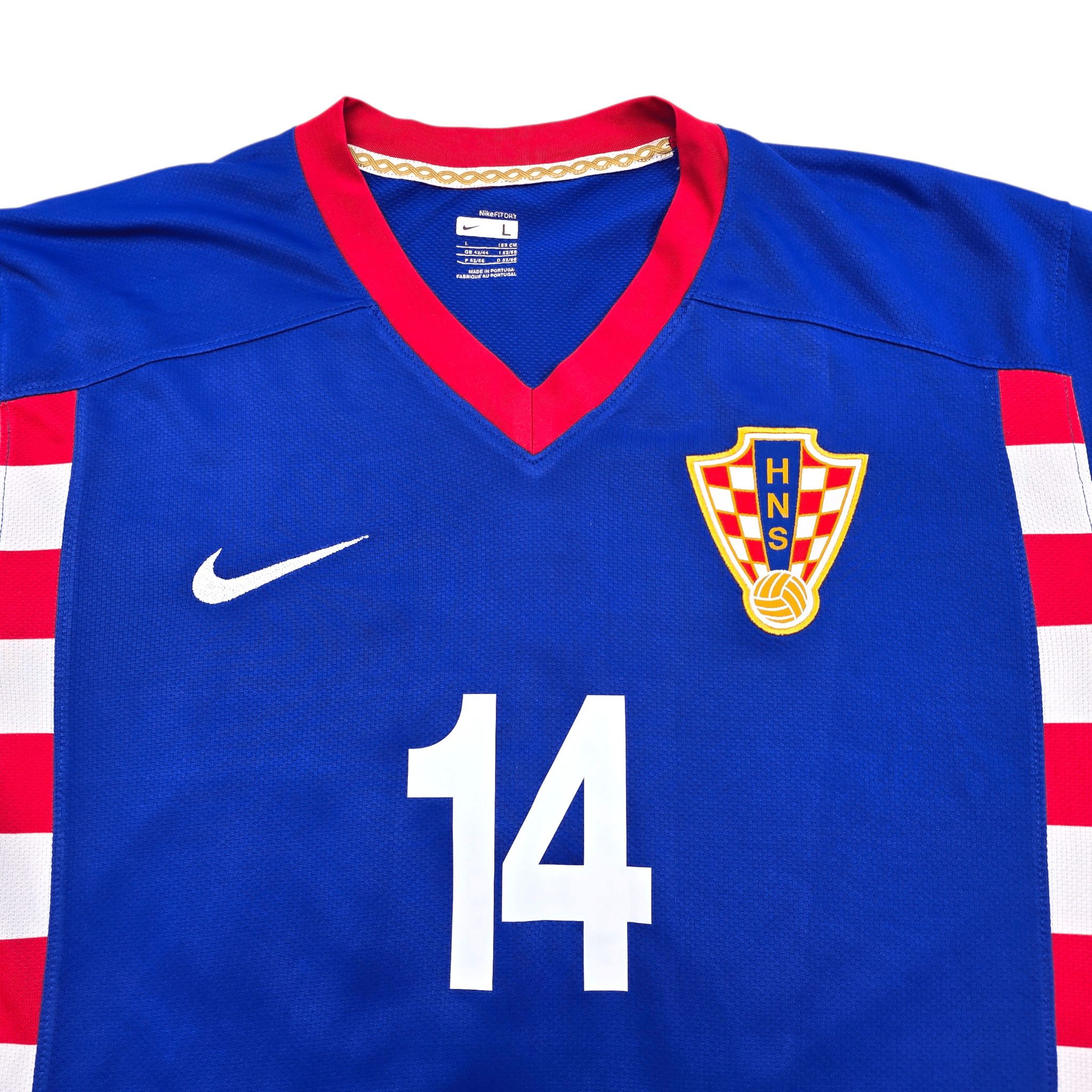 2007/09 Croatia Away Football Shirt (L) Nike #14 Modrić