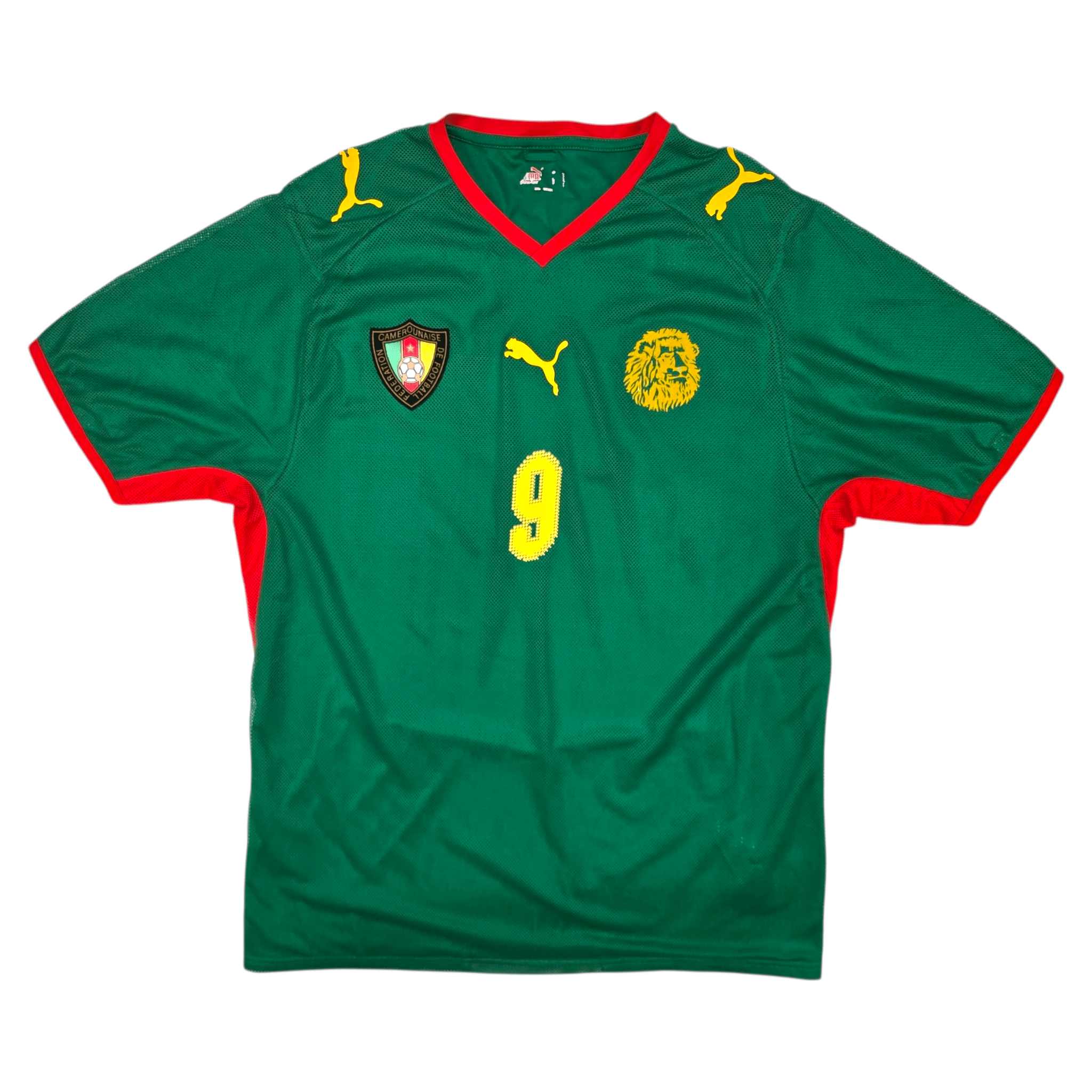 2008/09 Cameroon Home Football Shirt (L) Puma #9 Eto'o