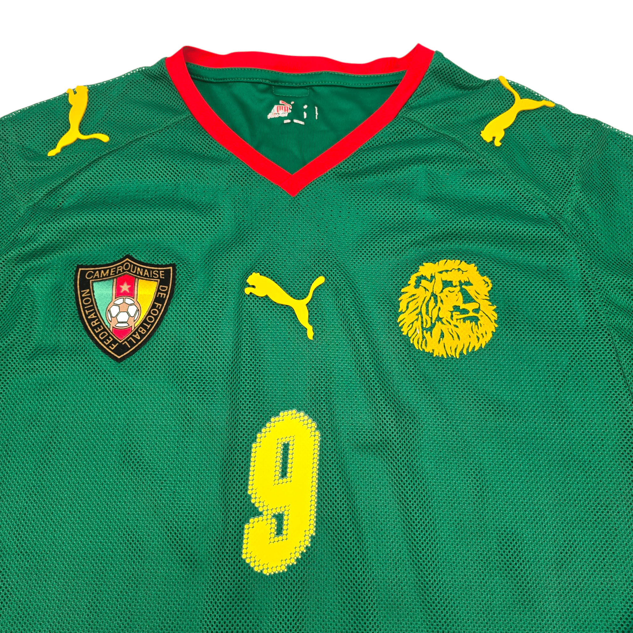 2008/09 Cameroon Home Football Shirt (L) Puma #9 Eto'o