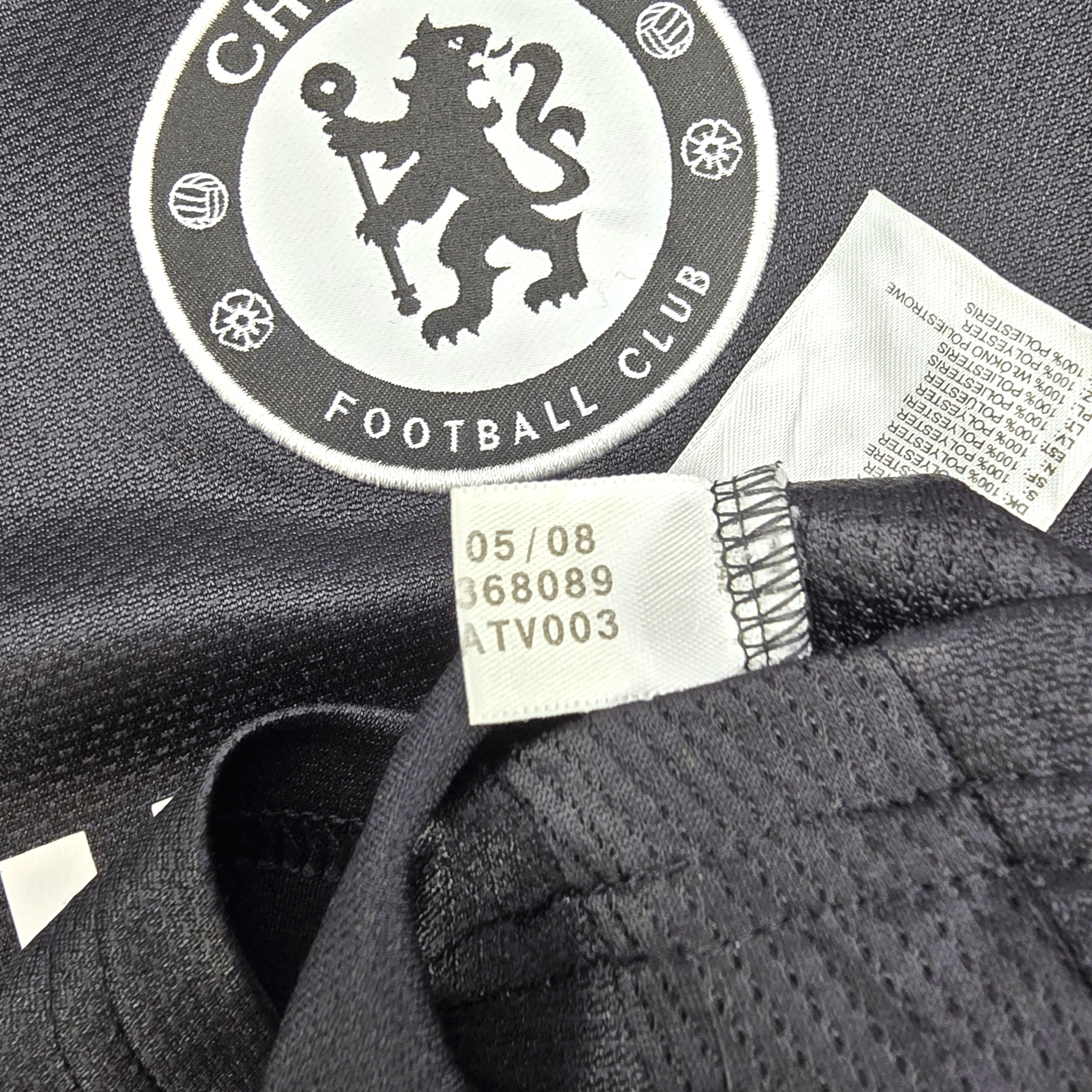 2008/09 Chelsea Away Football Shirt (M) Adidas #5 Essien