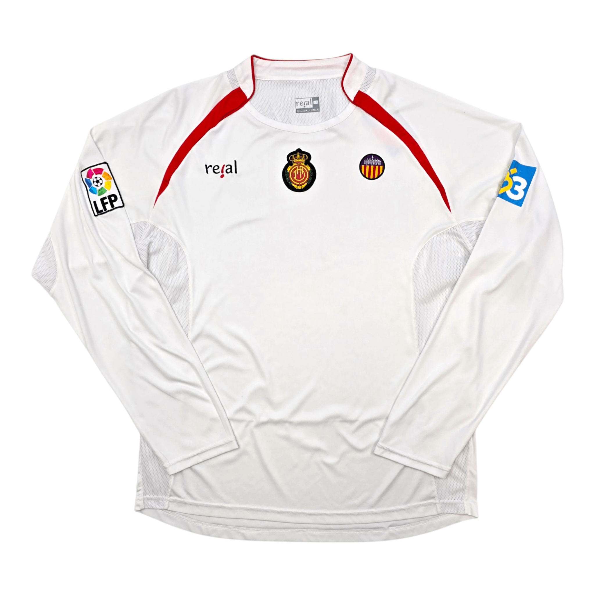 2008/09 Real Mallorca Away Football Shirt (XL) - Macron Long Sleeve