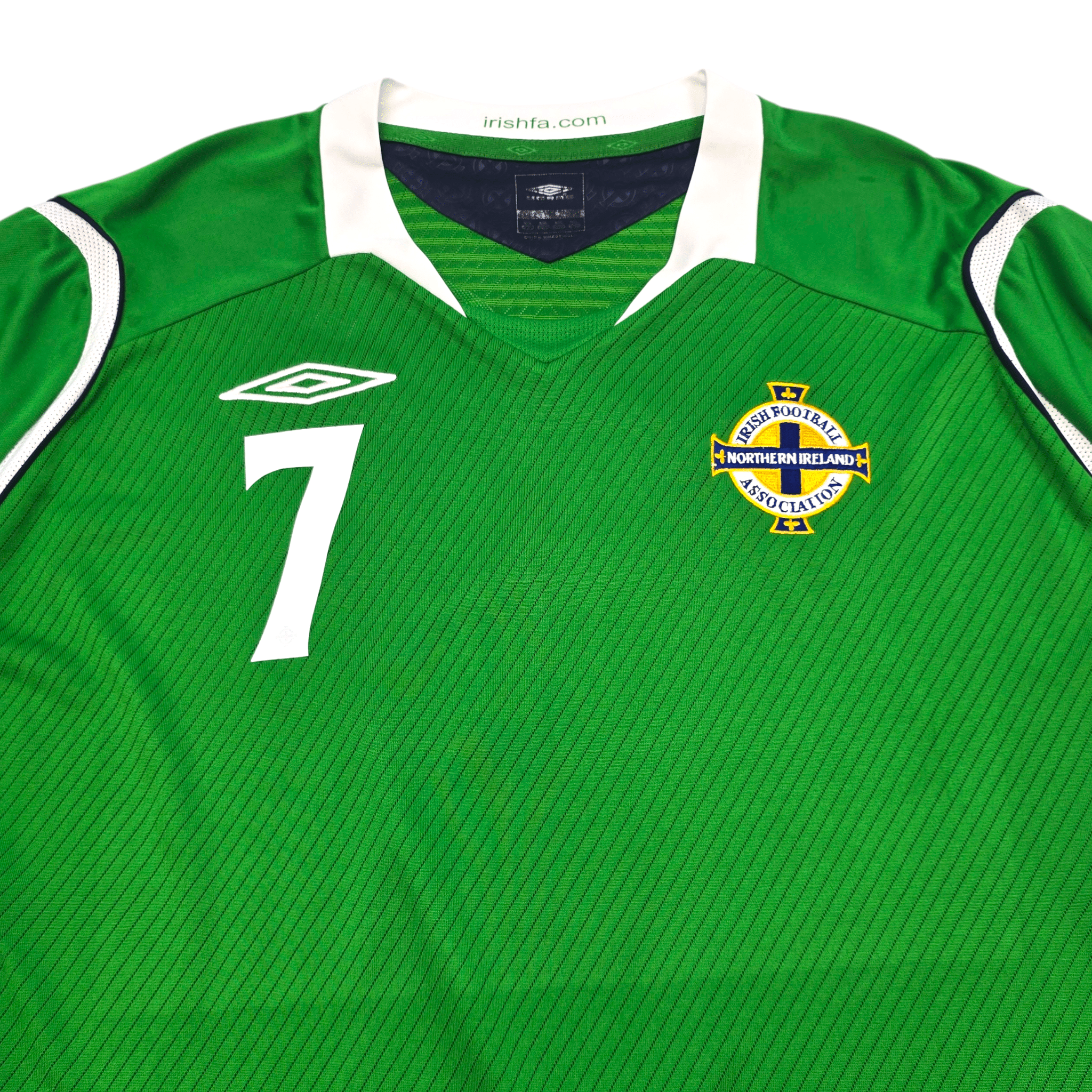 2008-10 Northern Ireland Home Shirt (XL) Umbro #7 Gillespie