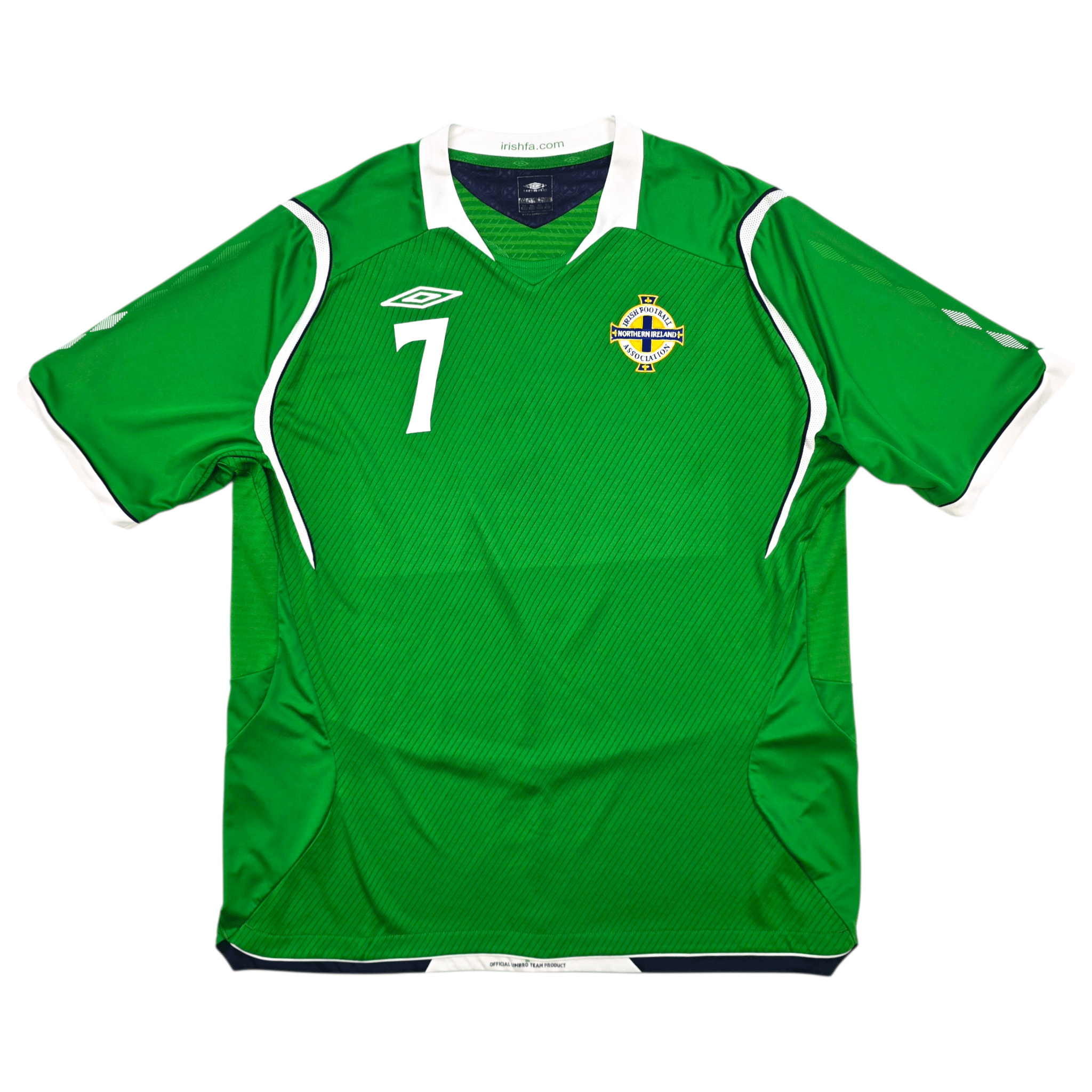 2008-10 Northern Ireland Home Shirt (XL) Umbro #7 Gillespie