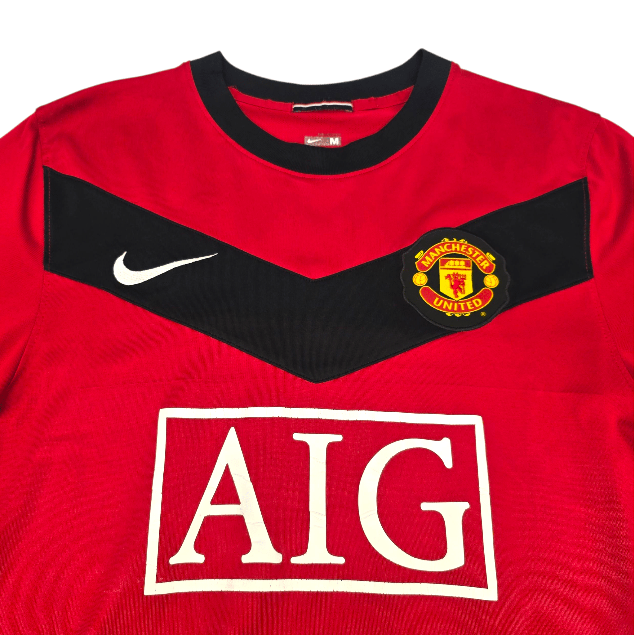 2009/10 Manchester United Home Football Shirt (M) Nike #9 Berbatov