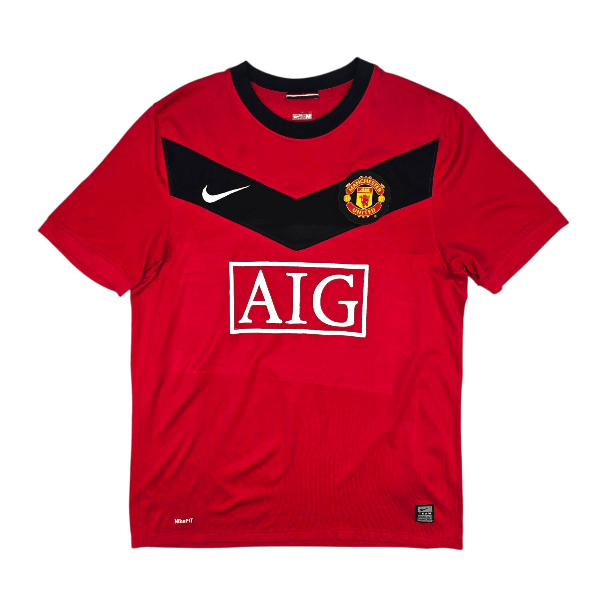 2009/10 Manchester United Home Football Shirt (M) Nike #9 Berbatov