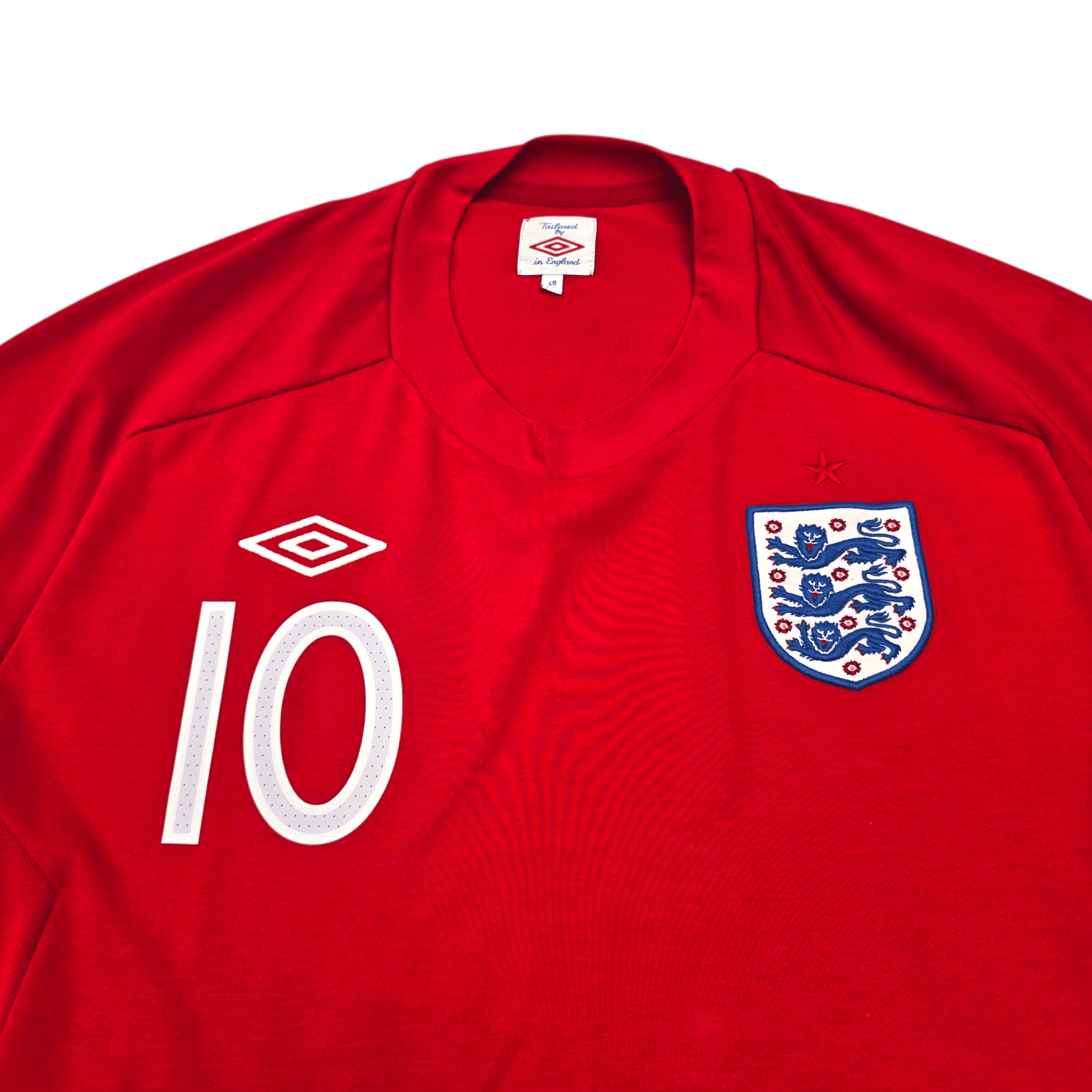 2010/11 England Away Football Shirt (2XL) Umbro #10 Rooney