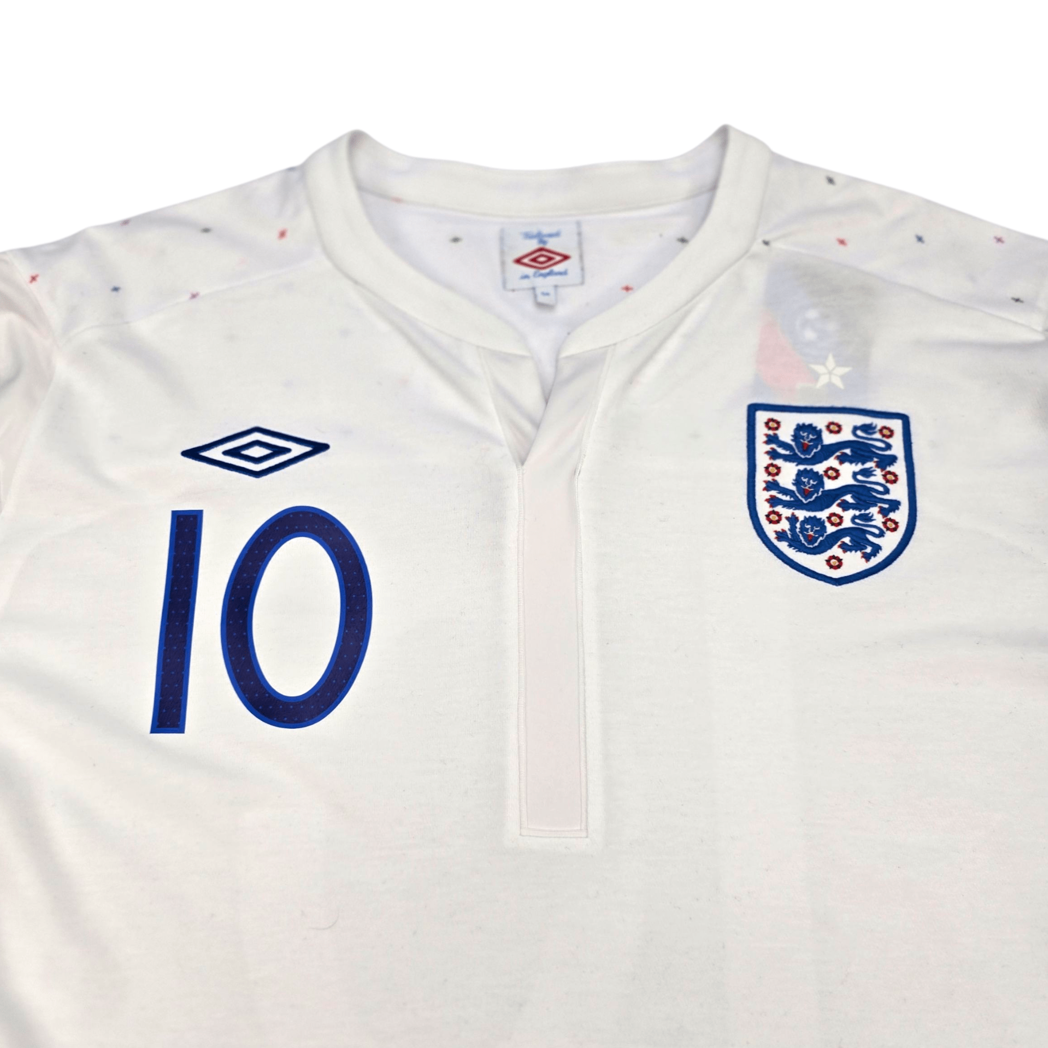 2010/11 England Home Football Shirt (2XL) Umbro #10 Rooney