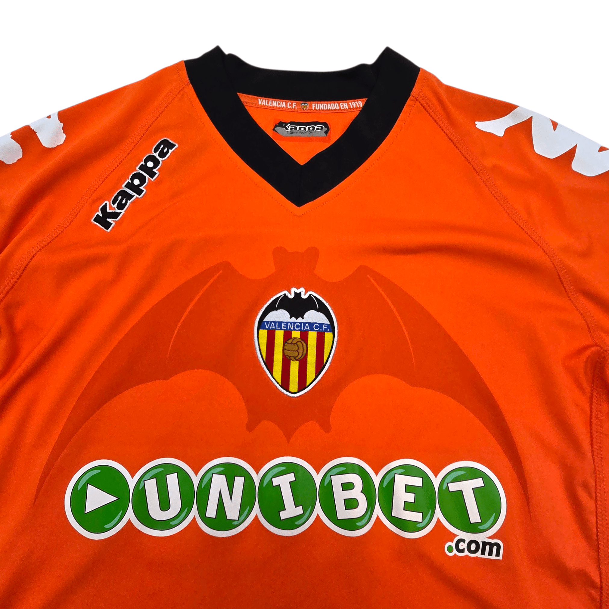 Valencia CF 2010/11 Away Shirt (L) Kappa - Juan Mata #10