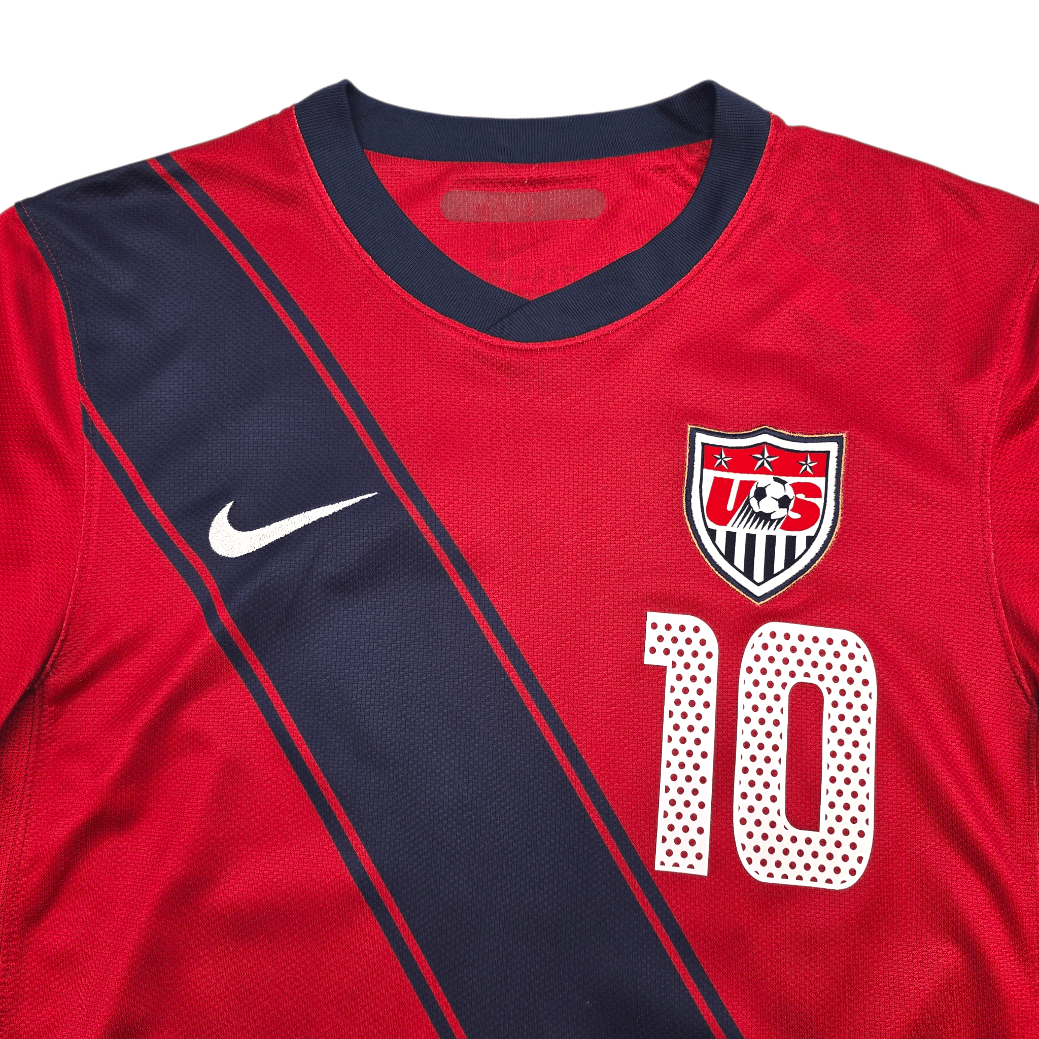 2010/12 USA Away Football Shirt (M) Nike #10 Donovan - World Cup