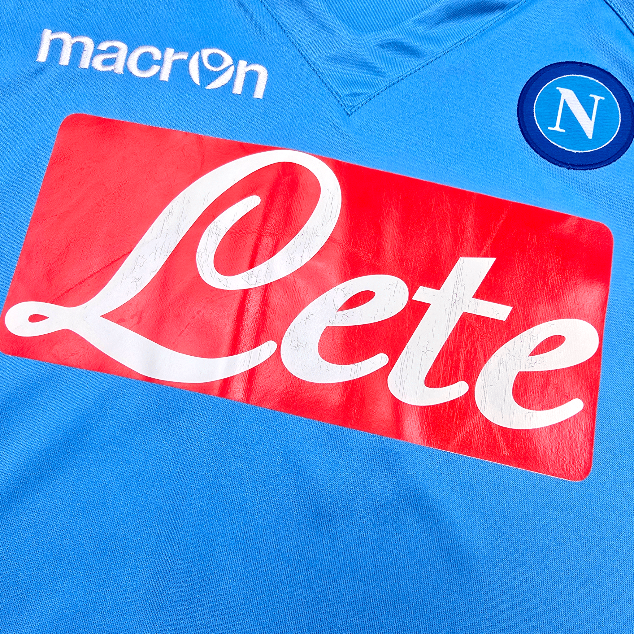 2011/12 Napoli Home Shirt (S) Macron #7 Cavani